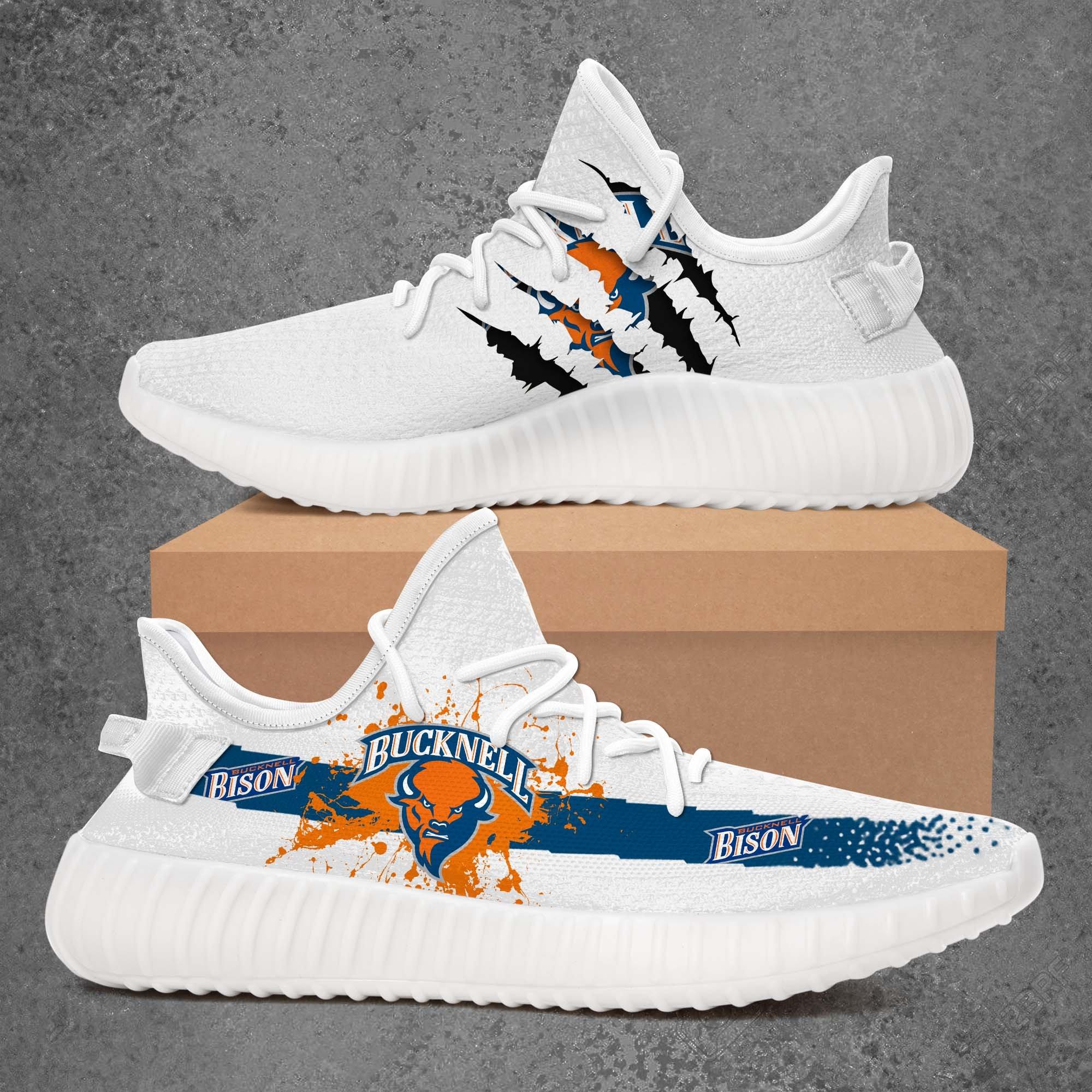 JWFancy Bucknell Bison Yeezy Boost Shoes For Men And Women
