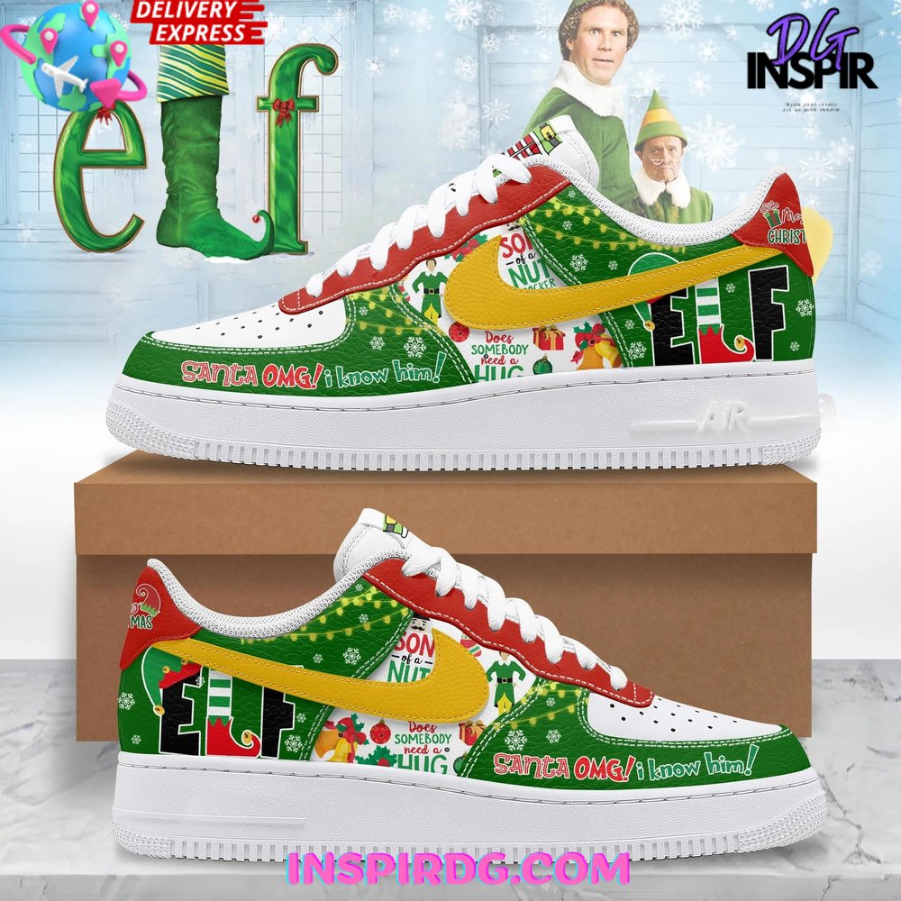 JWFancy Buddy the Elf Air Low-Top Sneakers Shoes For Men And Women
