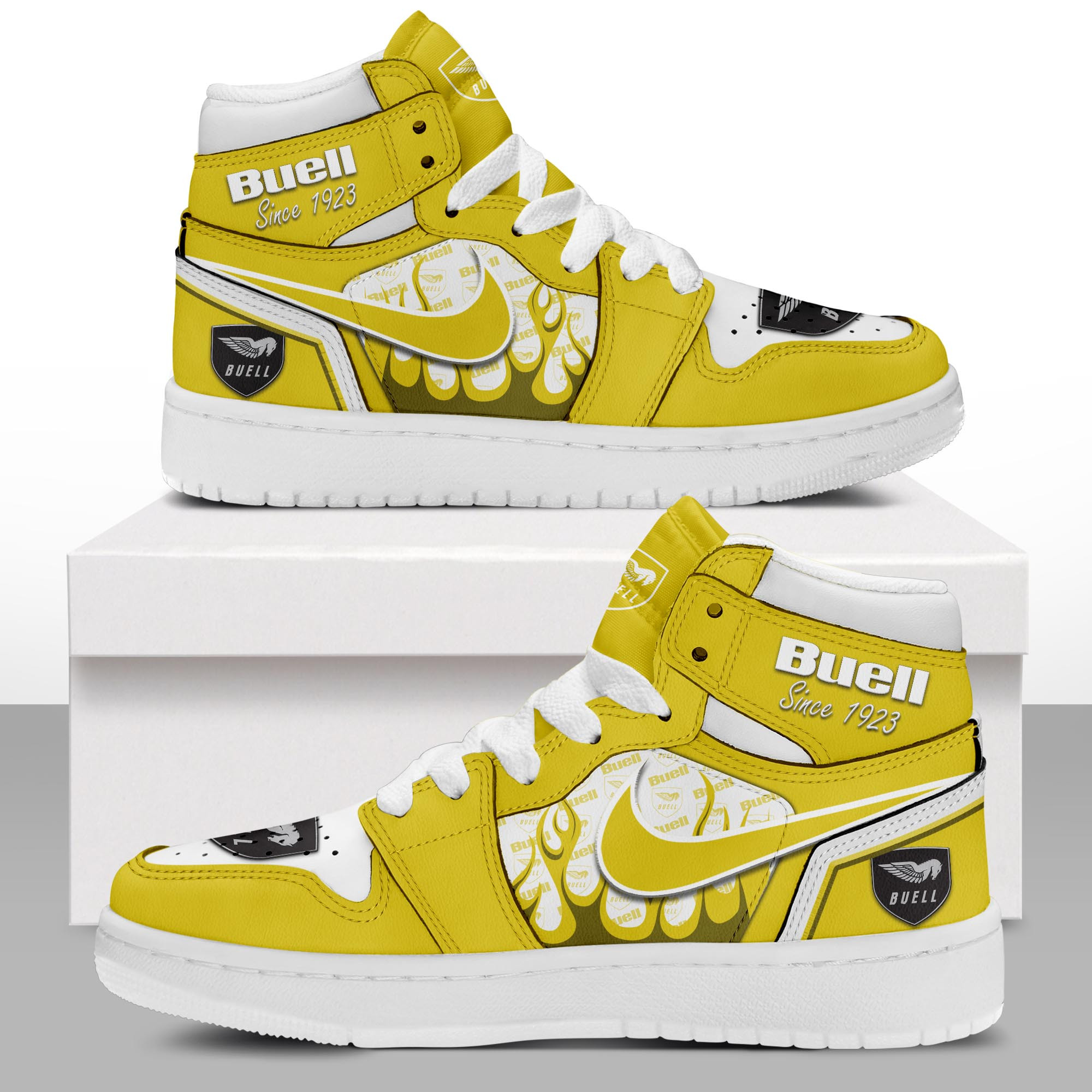 JWFancy Buell AJ1 High Sneakers Shoes For Men And Women