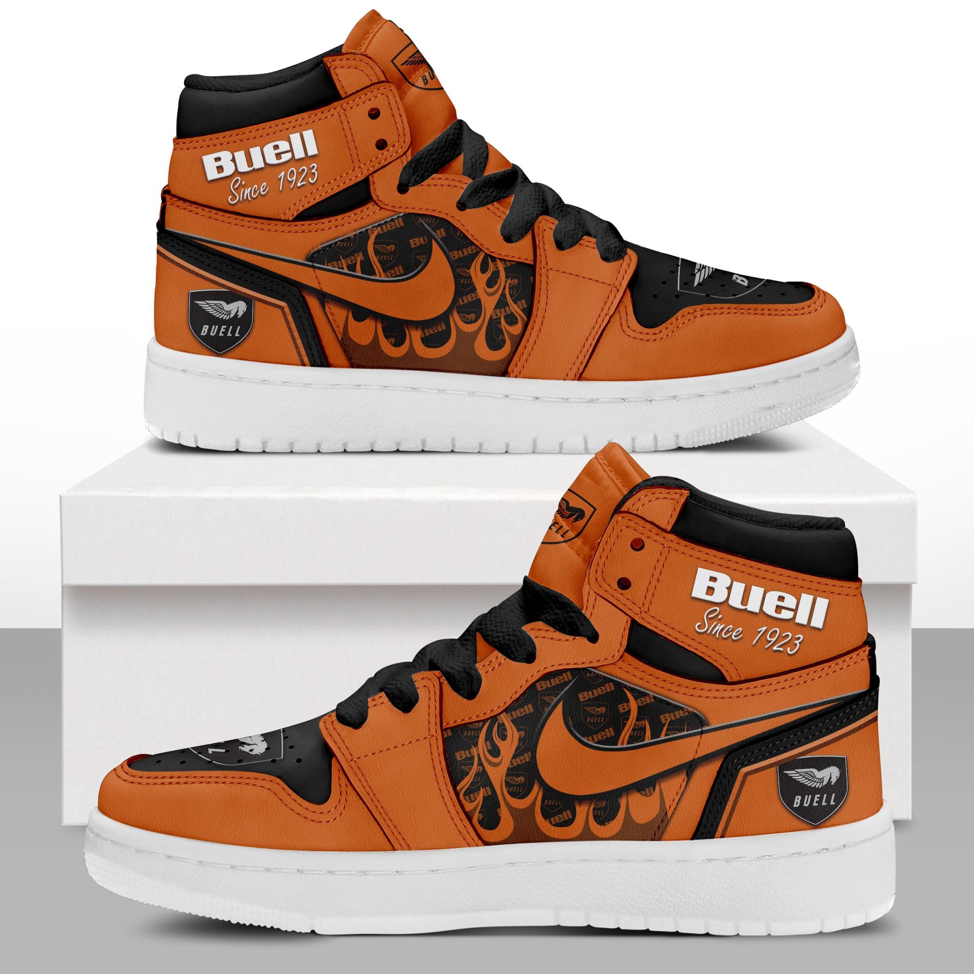 JWFancy Buell AJ1 High Sneakers Shoes For Men And Women