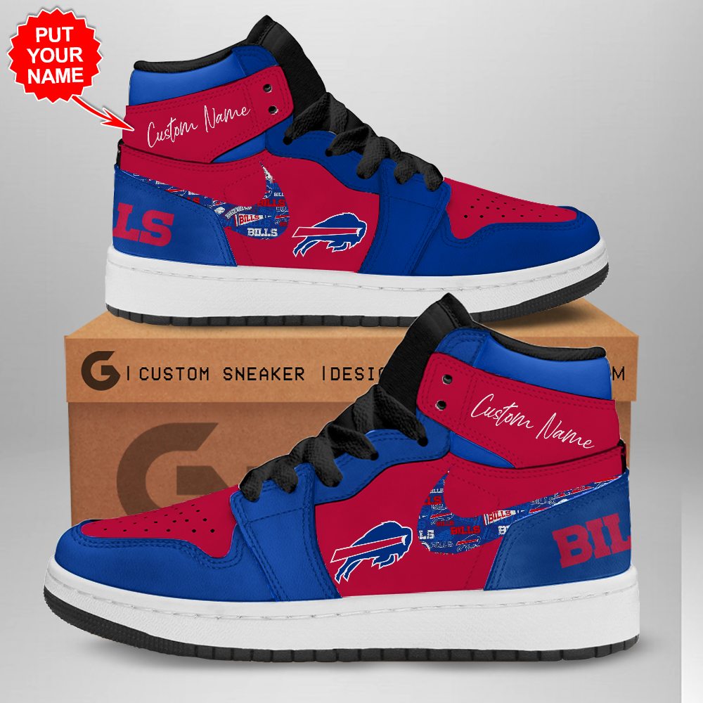 JWFancy Buffalo Bills AJ1 High Sneakers Shoes For Men And Women