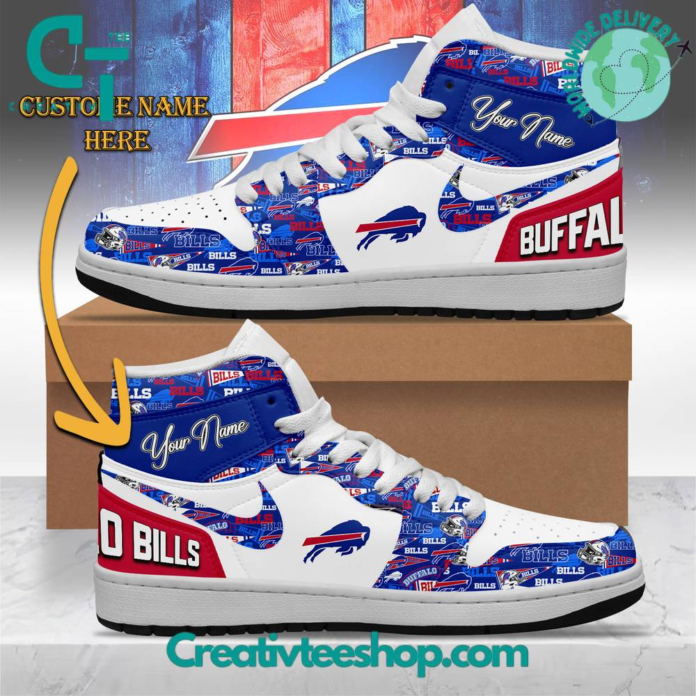 JWFancy Buffalo Bills AJ1 High Sneakers Shoes For Men And Women