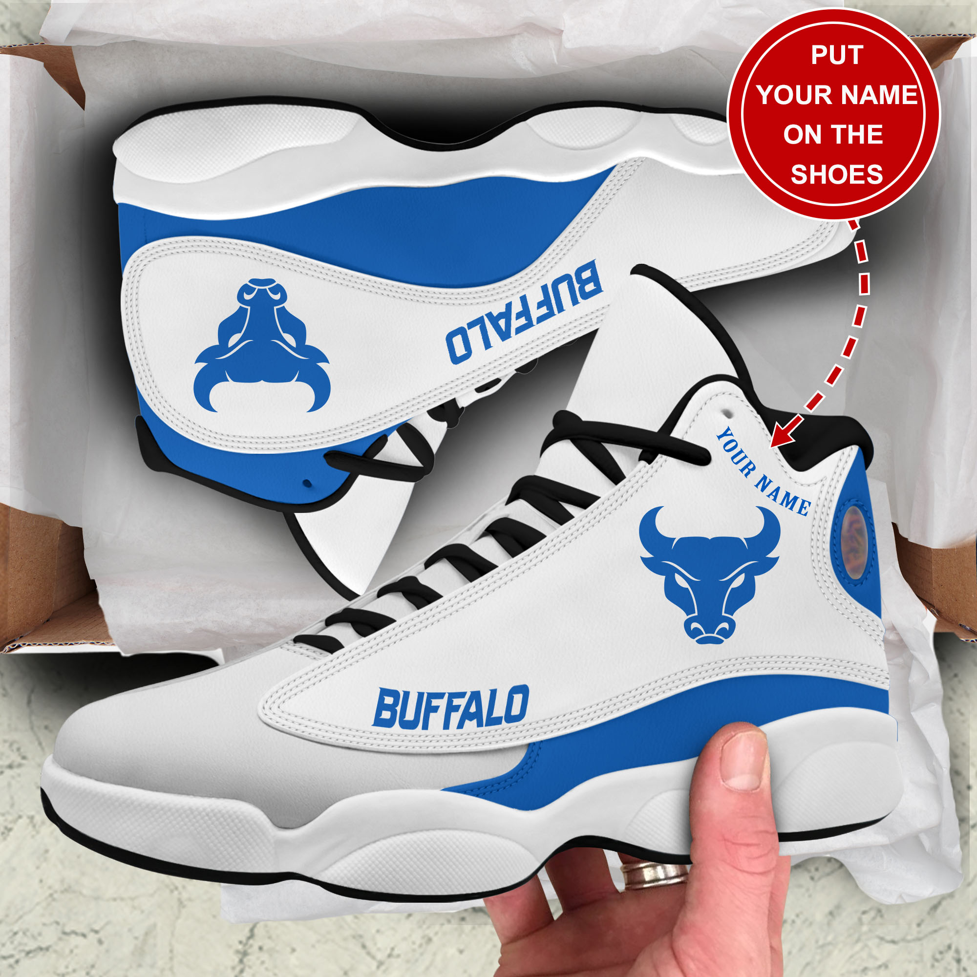 JWFancy Buffalo Bills AJ13 Sneakers Shoes For Men And Women