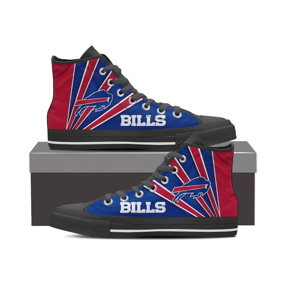JWFancy Buffalo Bills High Top Canvas Sneakers Shoes For Men And Women