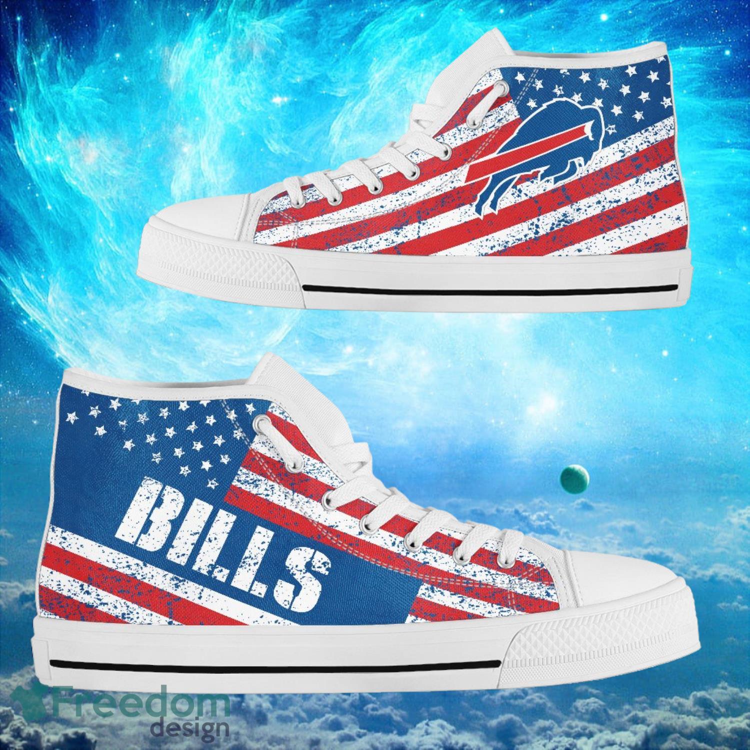 JWFancy Buffalo Bills High Top Canvas Sneakers Shoes For Men And Women