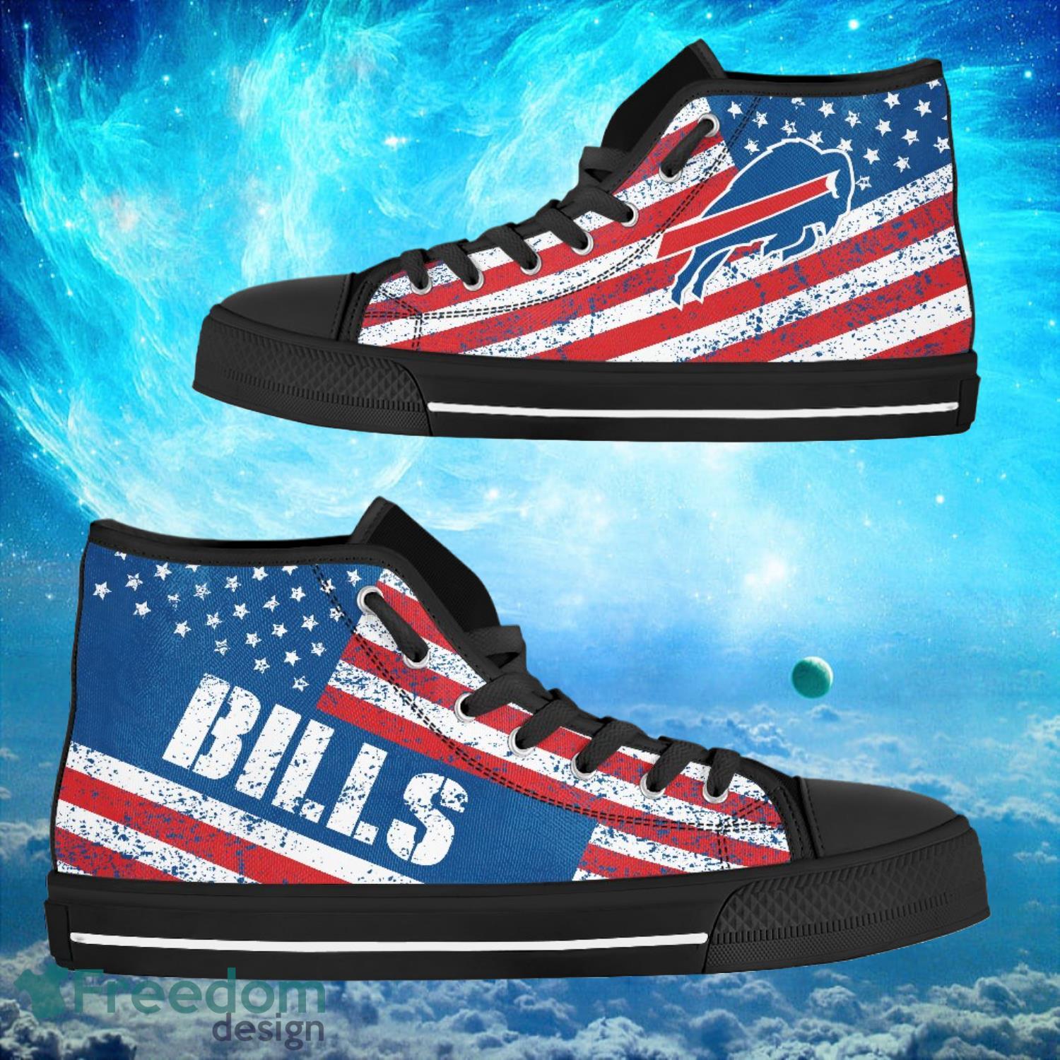 JWFancy Buffalo Bills High Top Canvas Sneakers Shoes For Men And Women