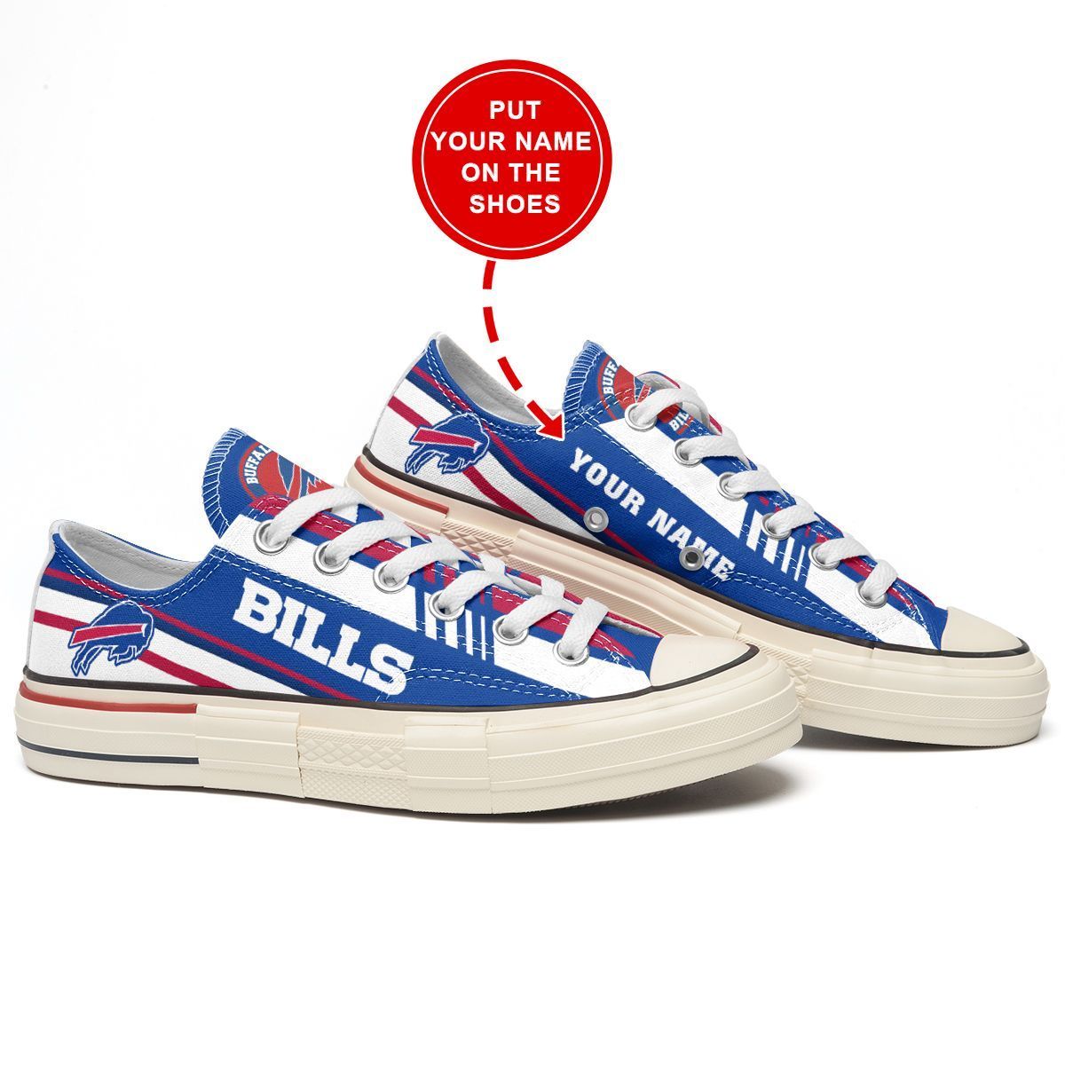 JWFancy Buffalo Bills Low Top Canvas Sneakers Shoes For Men And Women