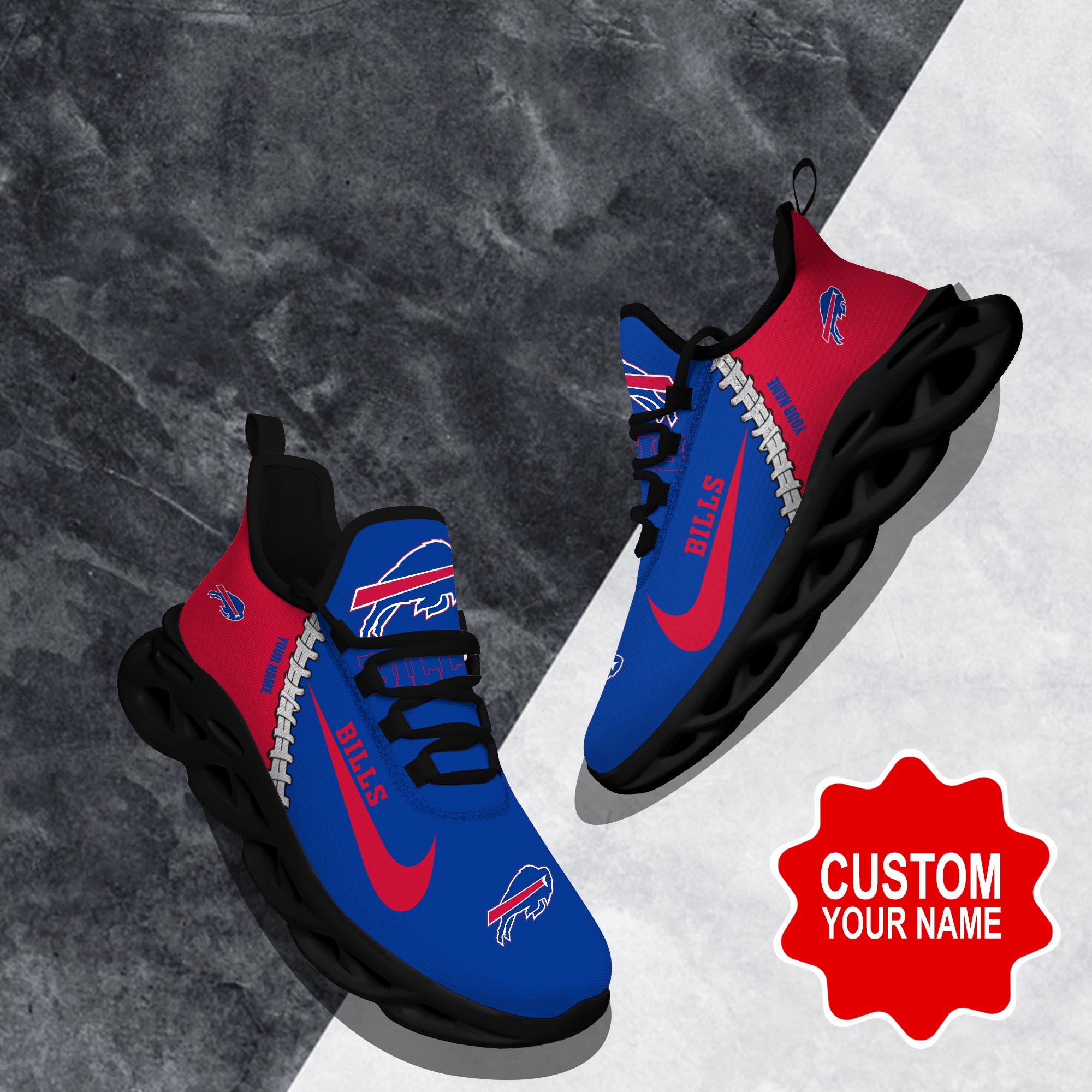 JWFancy Buffalo Bills Max Soul Shoes Sneakers For Men And Women