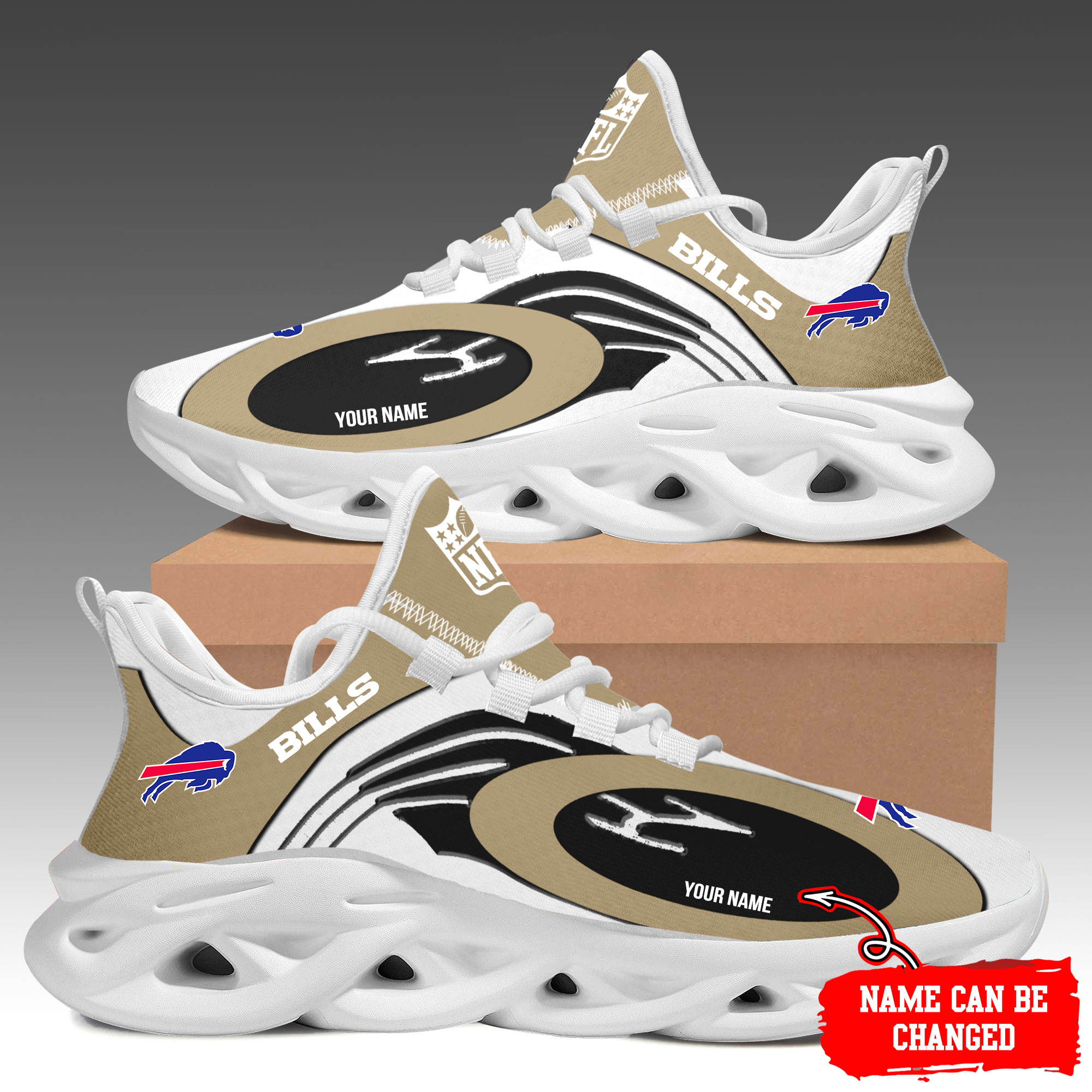JWFancy Buffalo Bills Max Soul Shoes Sneakers For Men And Women