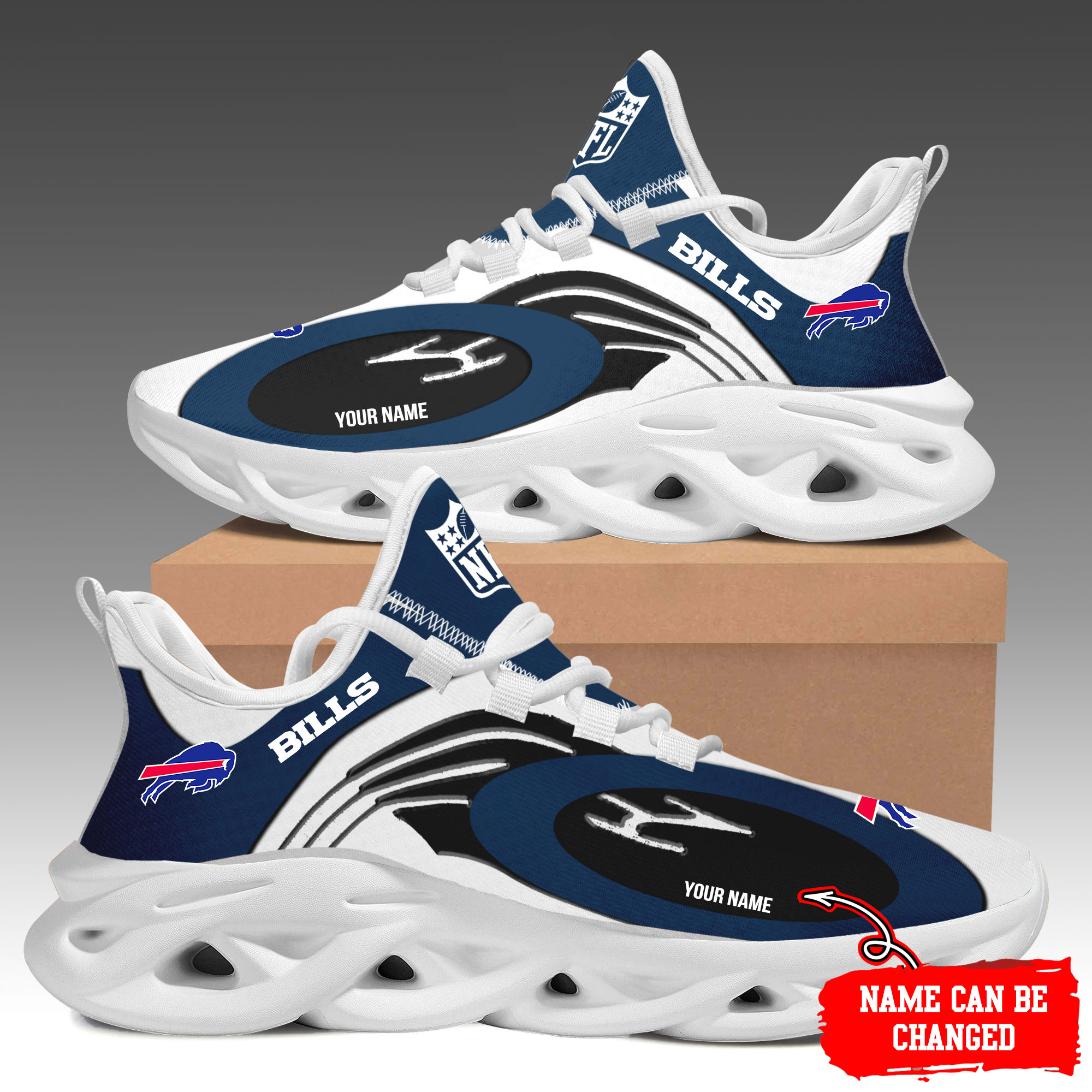 JWFancy Buffalo Bills Max Soul Shoes Sneakers For Men And Women