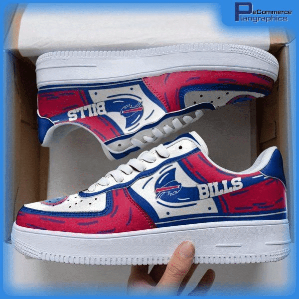 JWFancy Buffalo Bills NFL Air Low-Top Sneakers Shoes For Men And Women