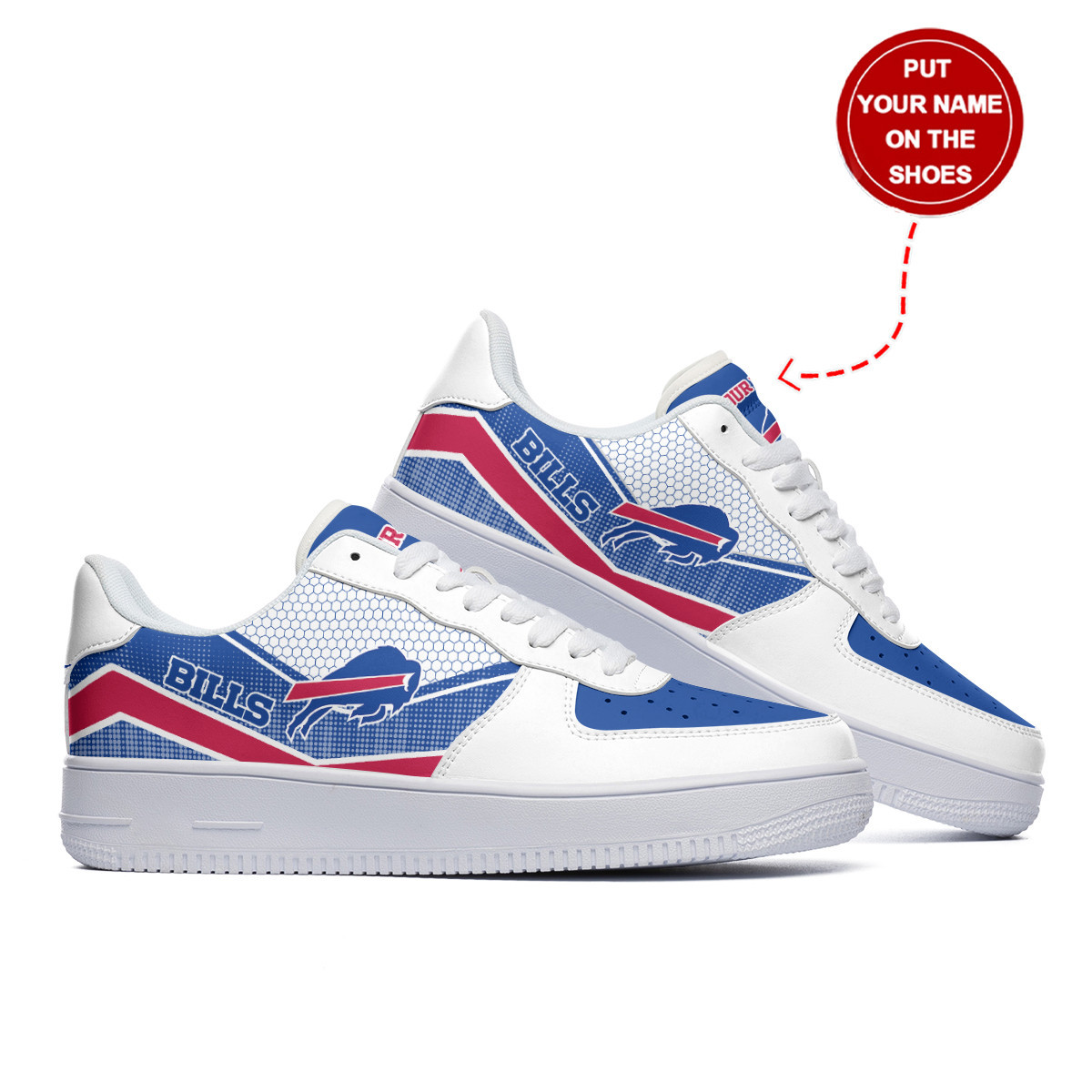 JWFancy Buffalo Bills NFL Air Low-Top Sneakers Shoes For Men And Women