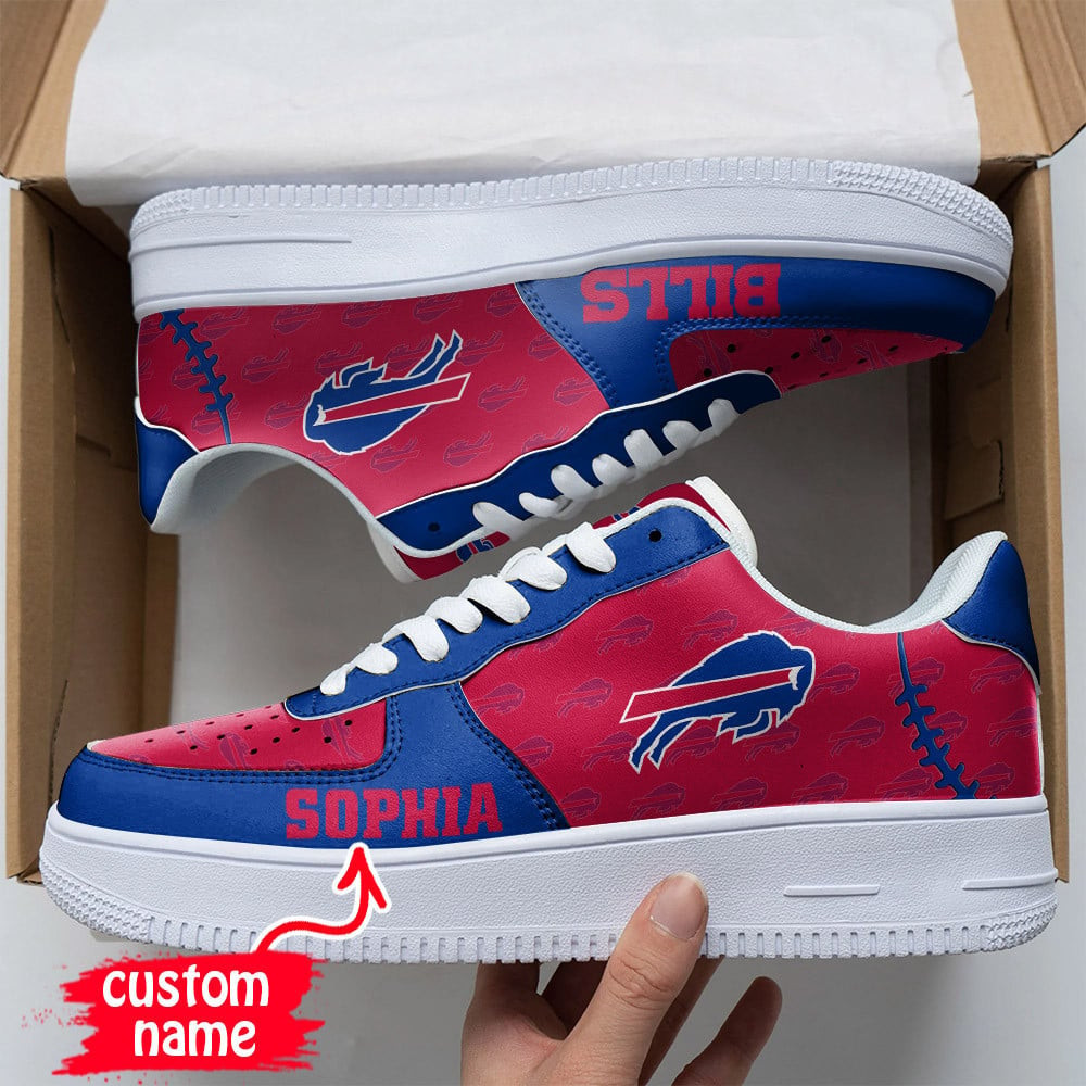 JWFancy Buffalo Bills NFL Air Low-Top Sneakers Shoes For Men And Women