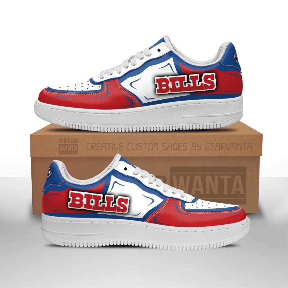 JWFancy Buffalo Bills NFL Air Low-Top Sneakers Shoes For Men And Women