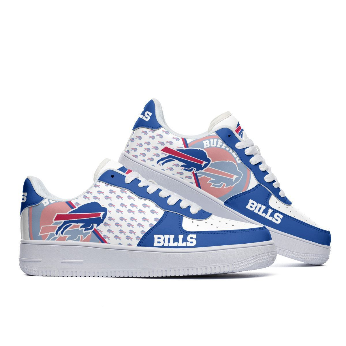 JWFancy Buffalo Bills NFL Air Low-Top Sneakers Shoes For Men And Women