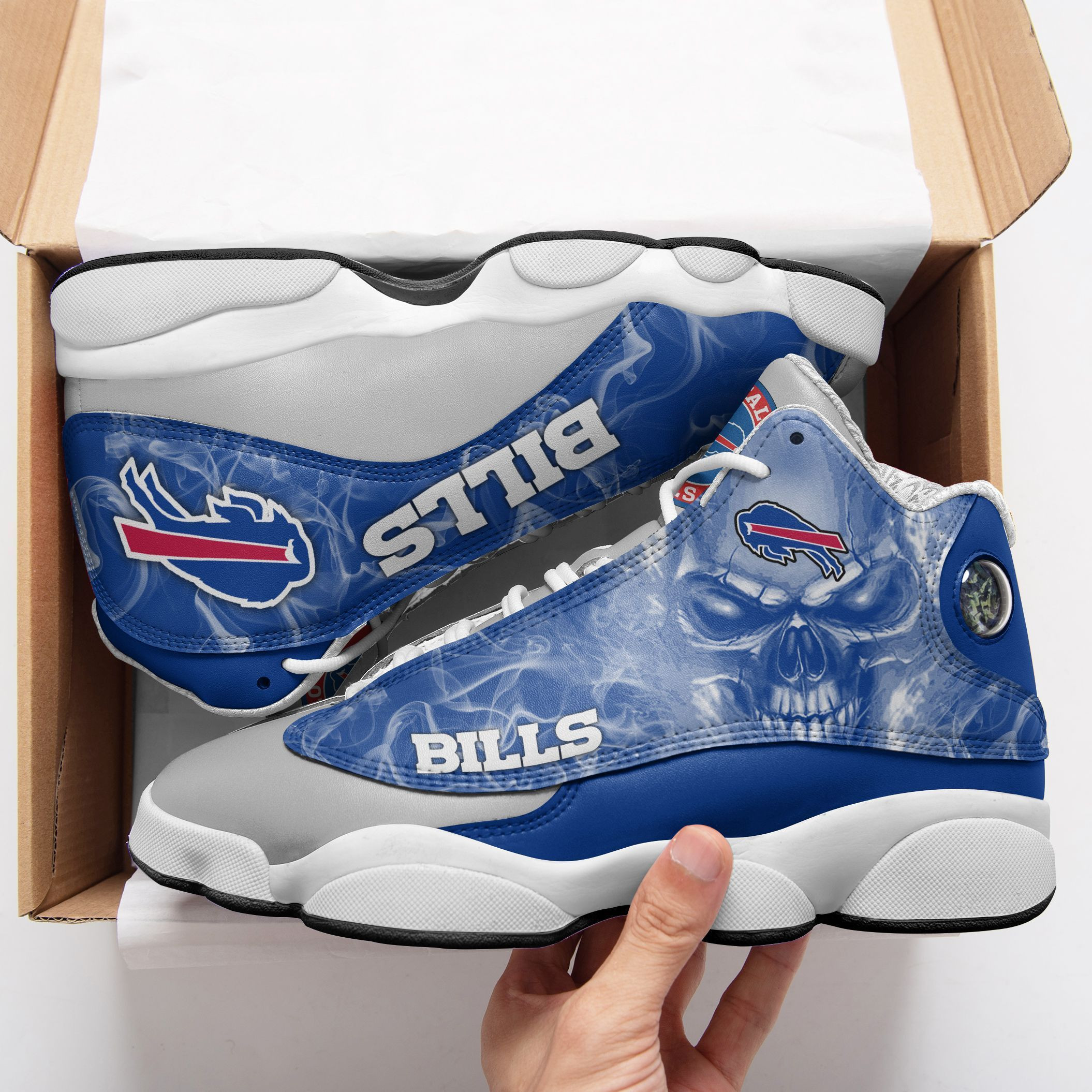 JWFancy Buffalo Bills NFL AJ13 Sneakers Shoes For Men And Women