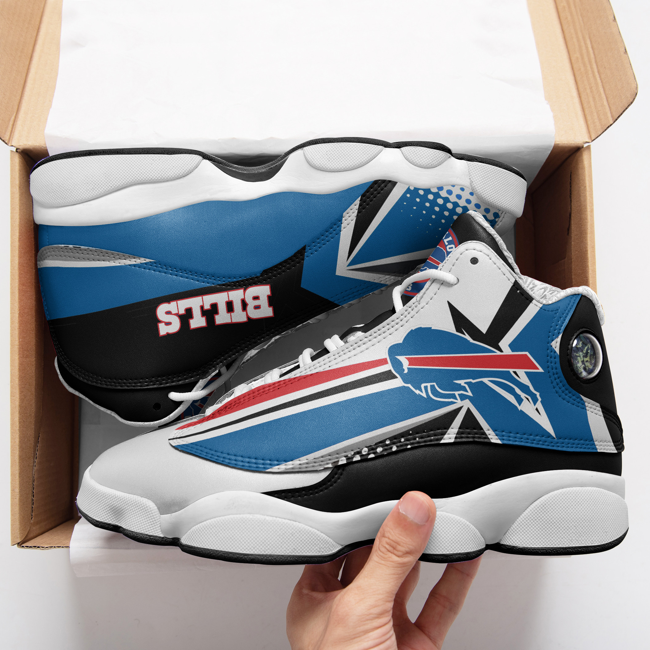 JWFancy Buffalo Bills NFL AJ13 Sneakers Shoes For Men And Women