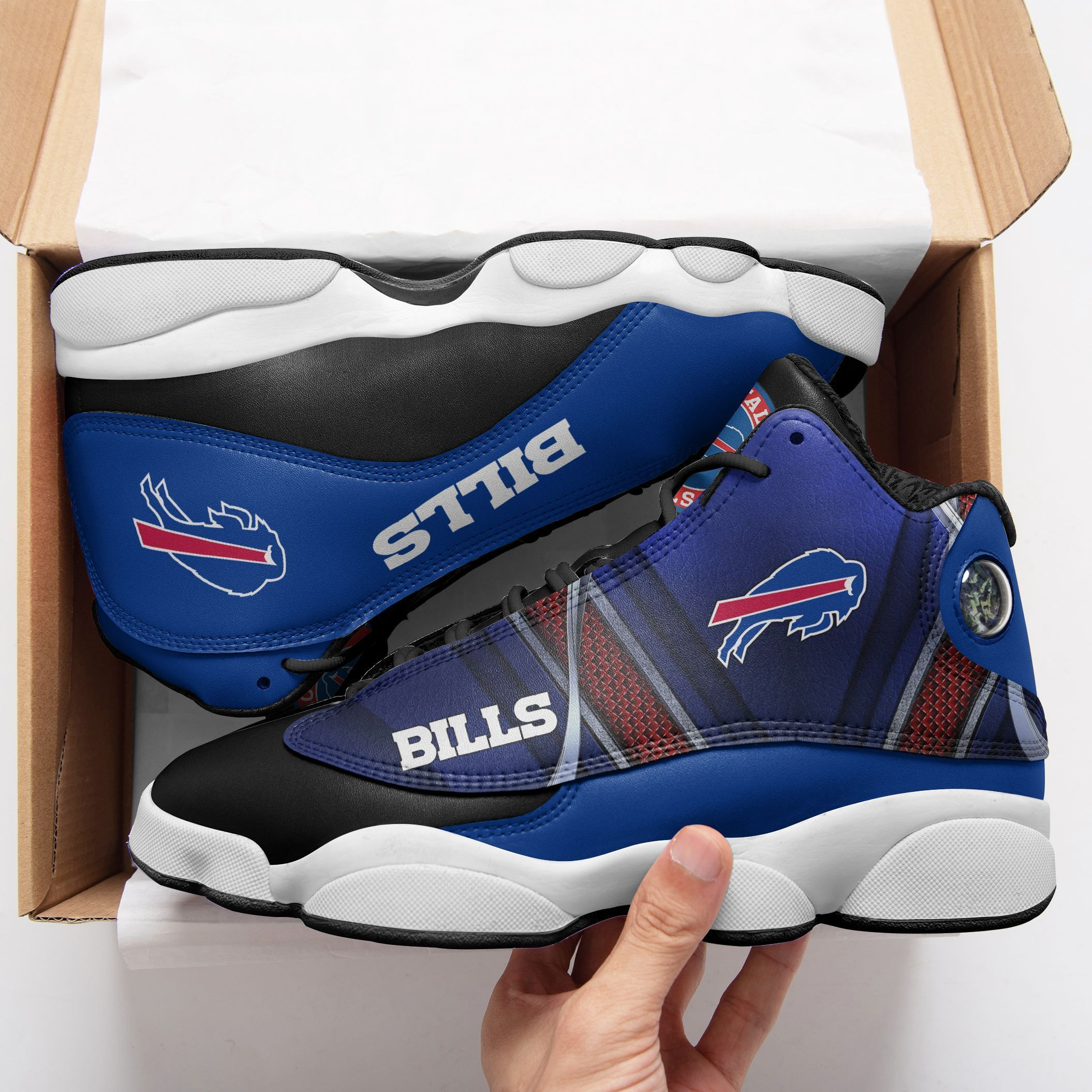 JWFancy Buffalo Bills NFL AJ13 Sneakers Shoes For Men And Women