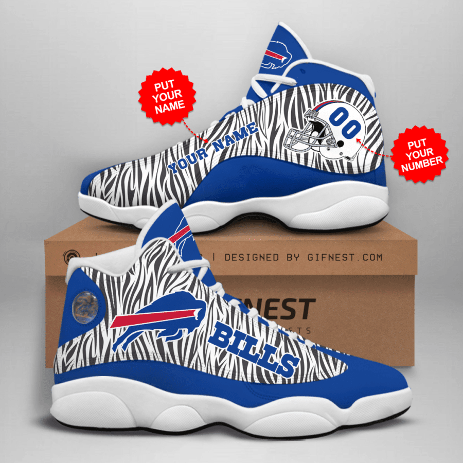JWFancy Buffalo Bills NFL AJ13 Sneakers Shoes For Men And Women