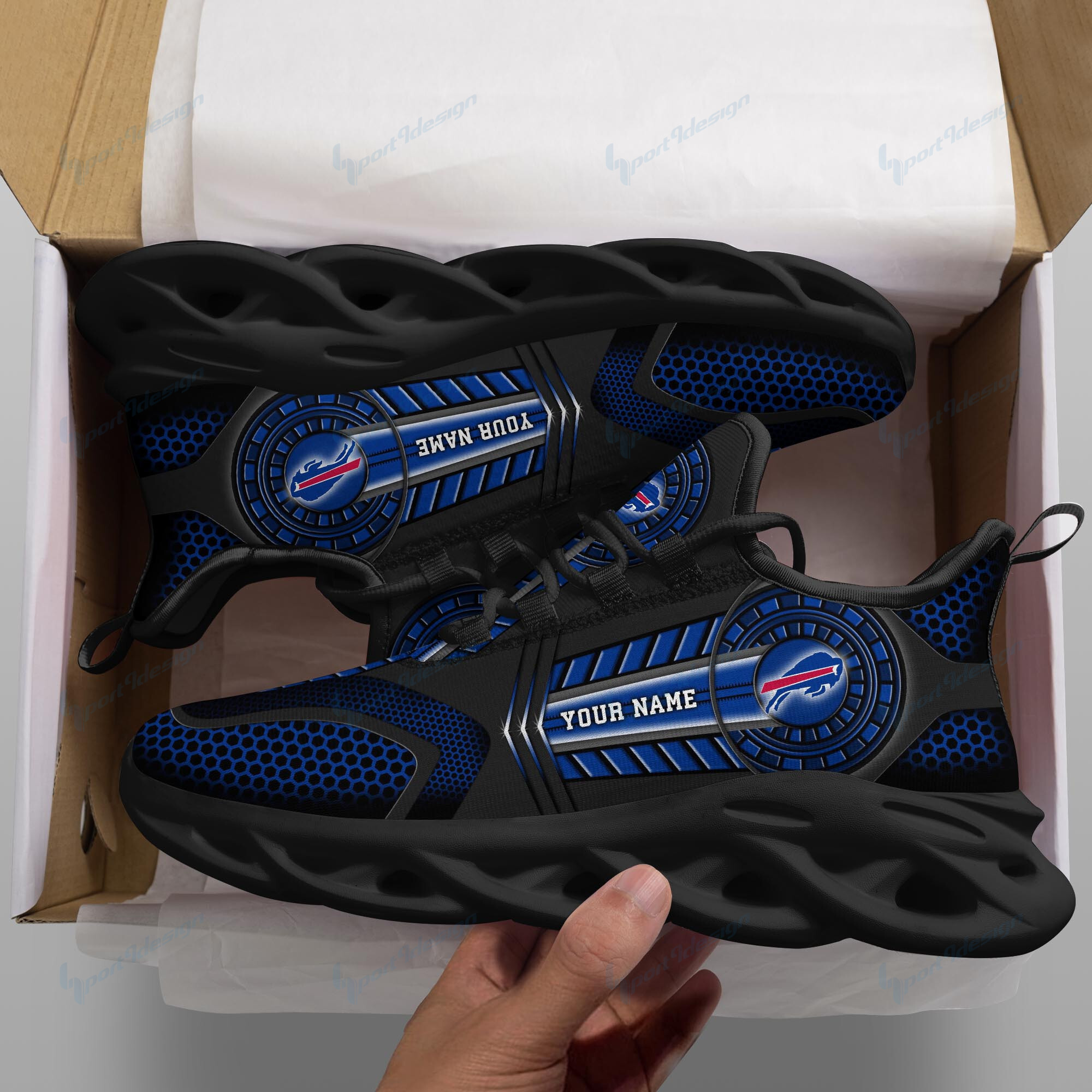 JWFancy Buffalo Bills NFL Max Soul Shoes Sneakers For Men And Women