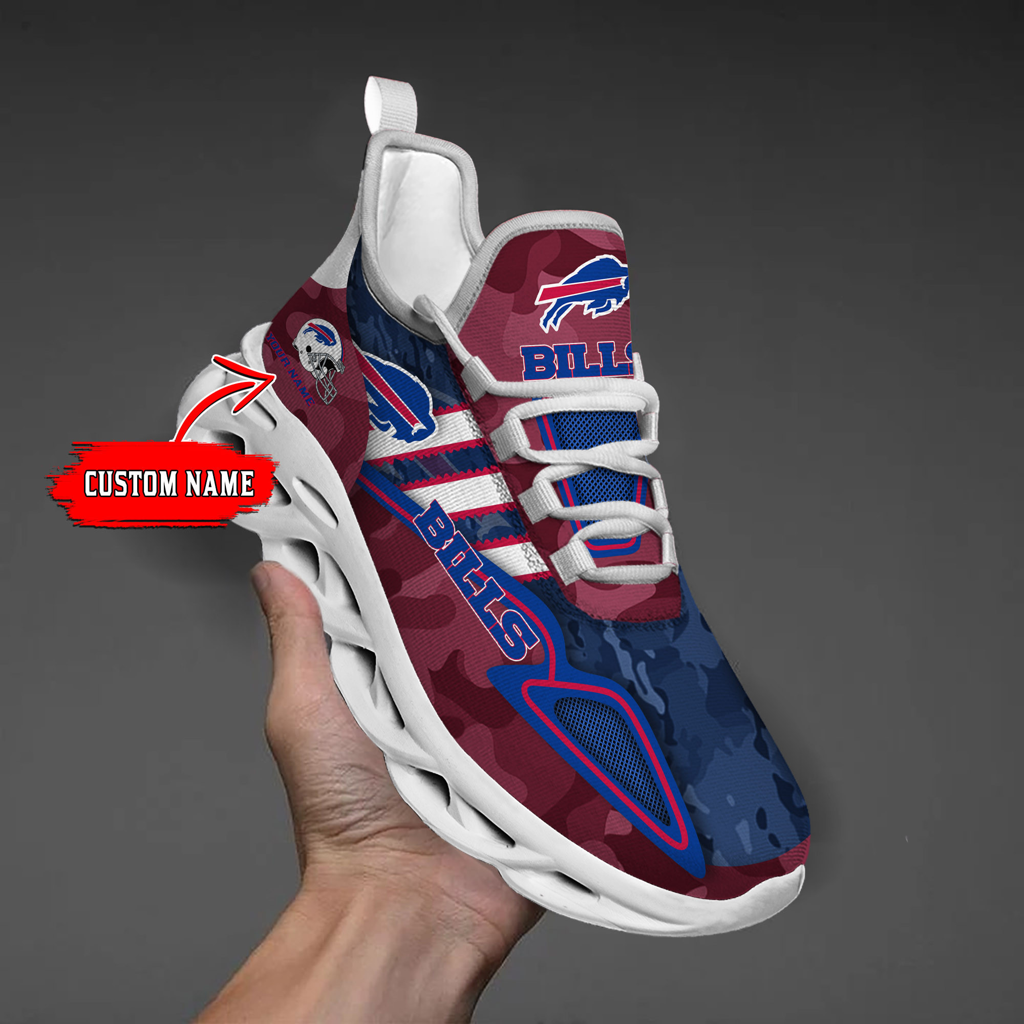 JWFancy Buffalo Bills NFL Max Soul Shoes Sneakers For Men And Women