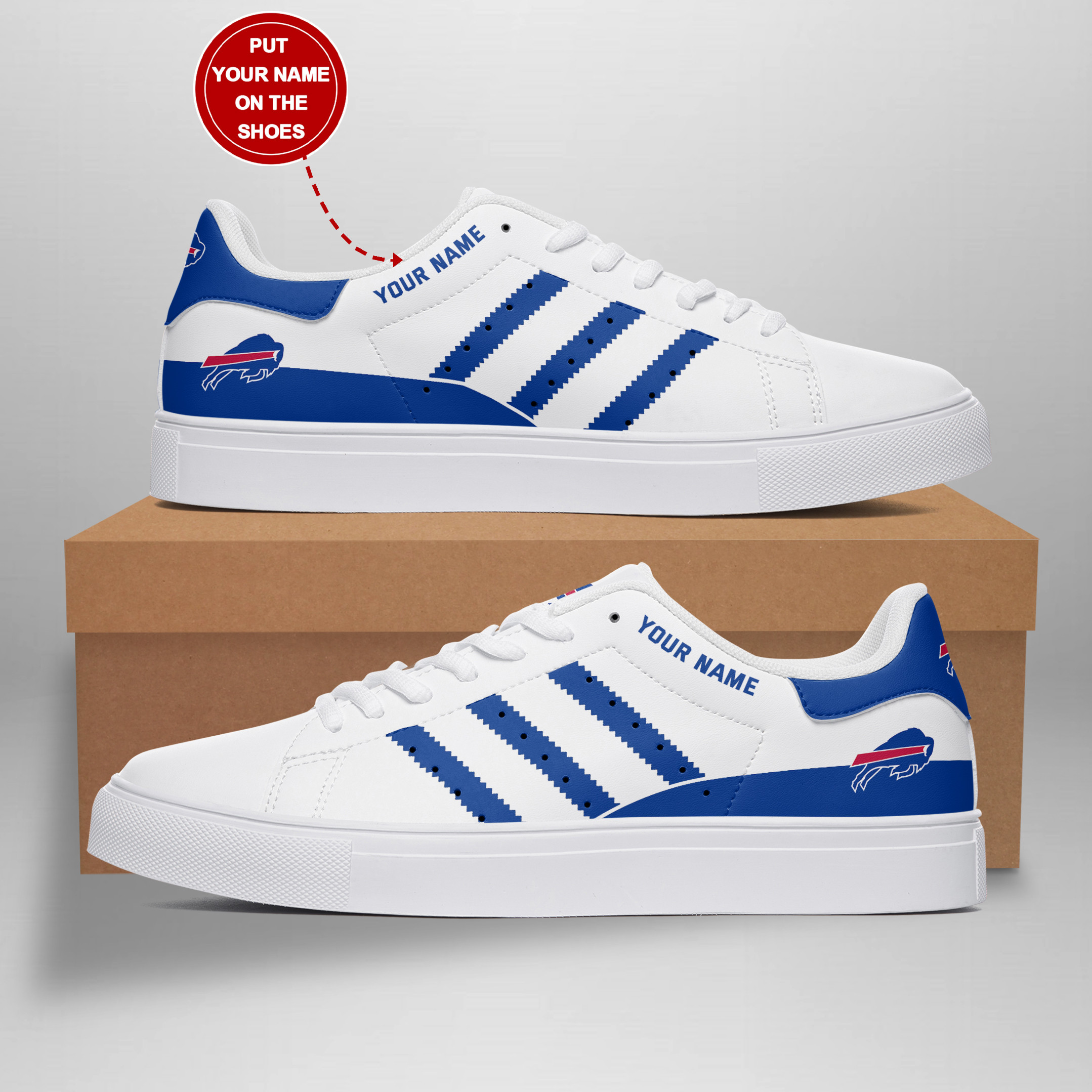 JWFancy Buffalo Bills Skate Stan Shoes Sneakes For Men And Women