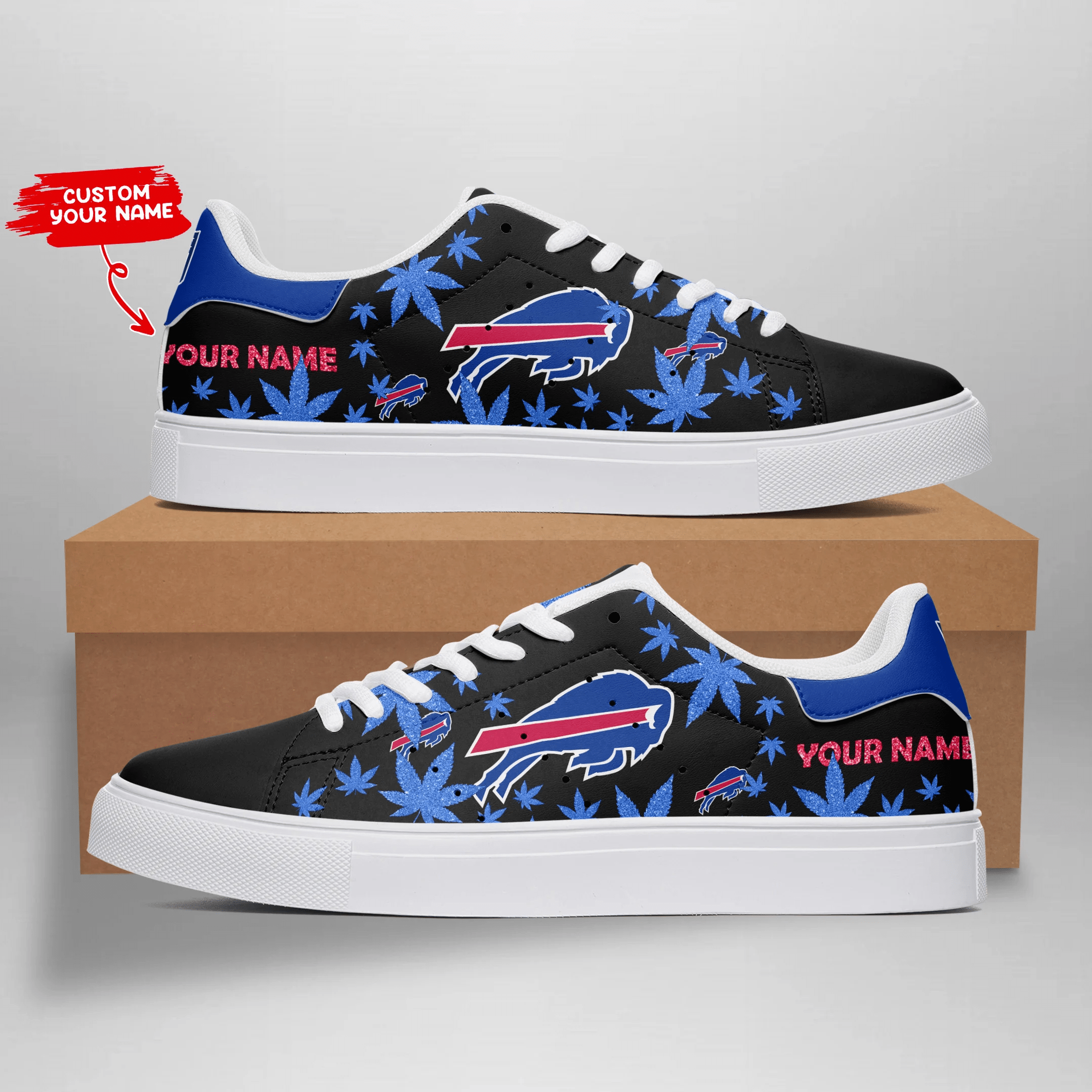 JWFancy Buffalo Bills Skate Stan Shoes Sneakes For Men And Women