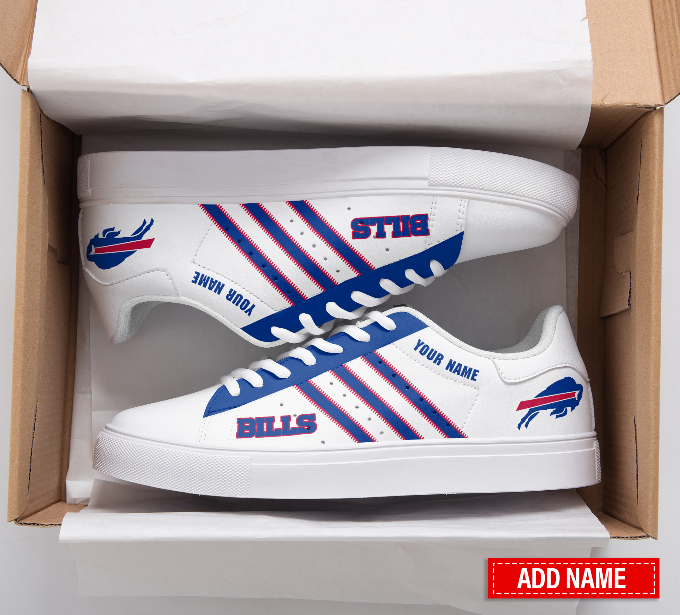 JWFancy Buffalo Bills Skate Stan Shoes Sneakes For Men And Women