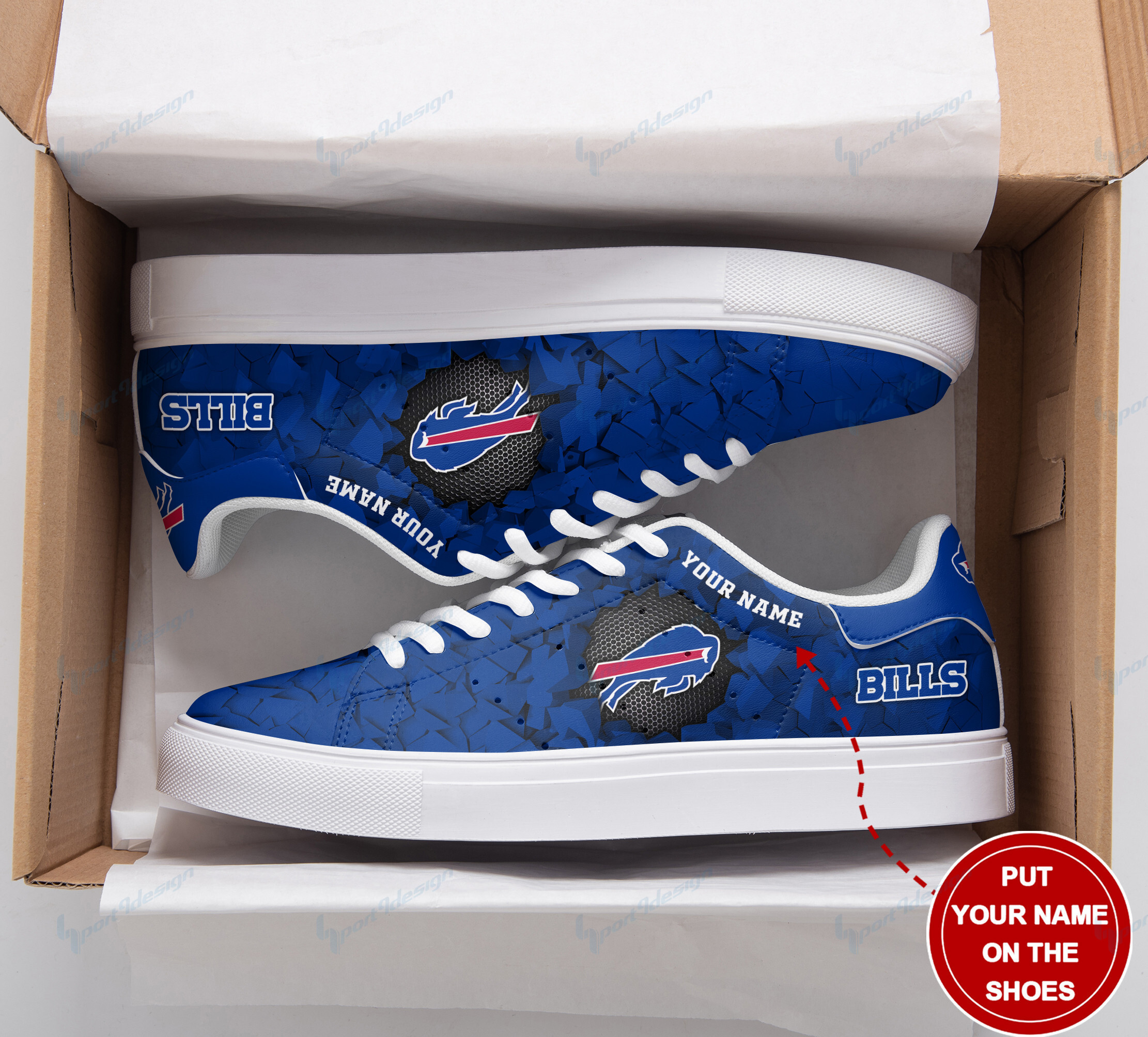 JWFancy Buffalo Bills Skate Stan Shoes Sneakes For Men And Women