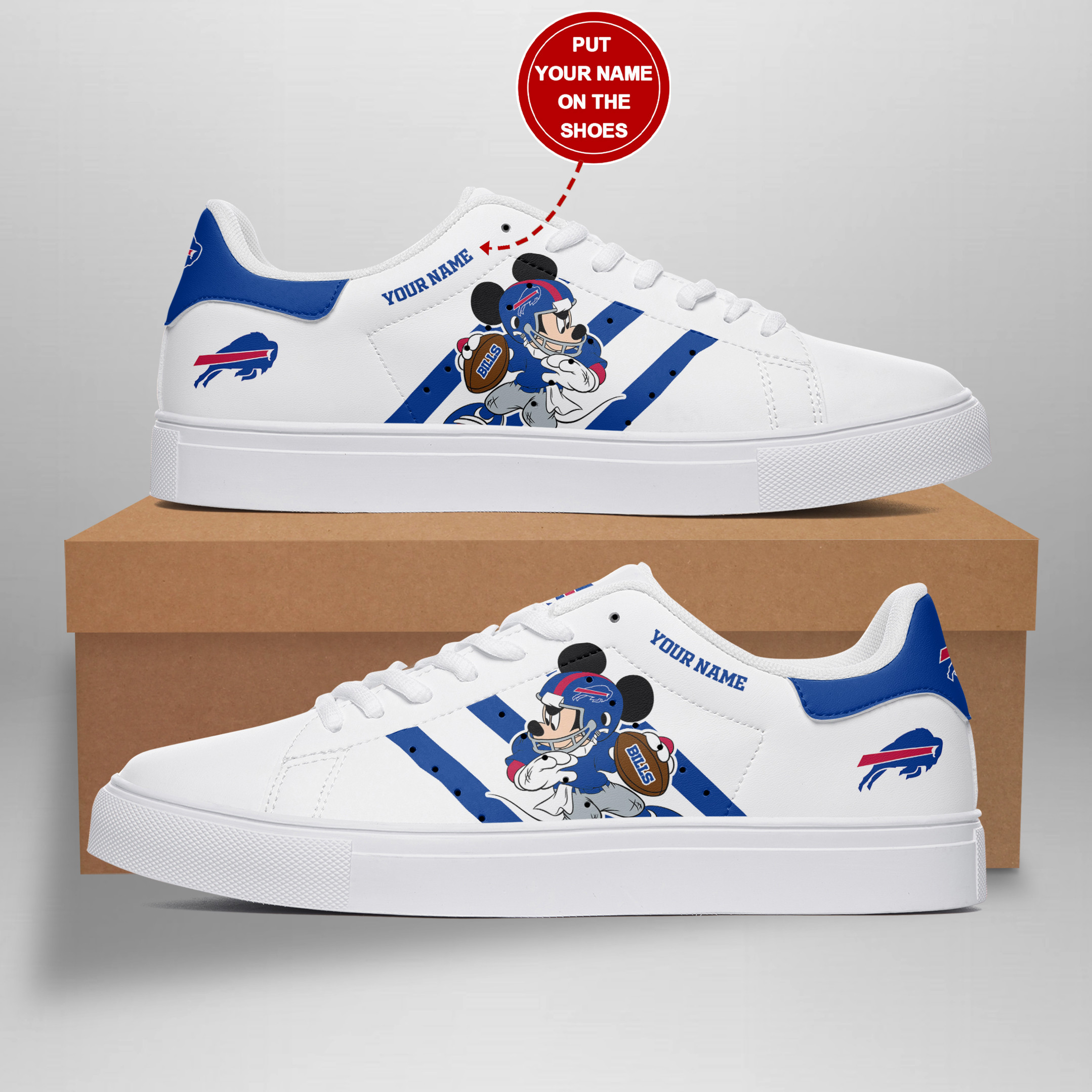 JWFancy Buffalo Bills Skate Stan Shoes Sneakes For Men And Women