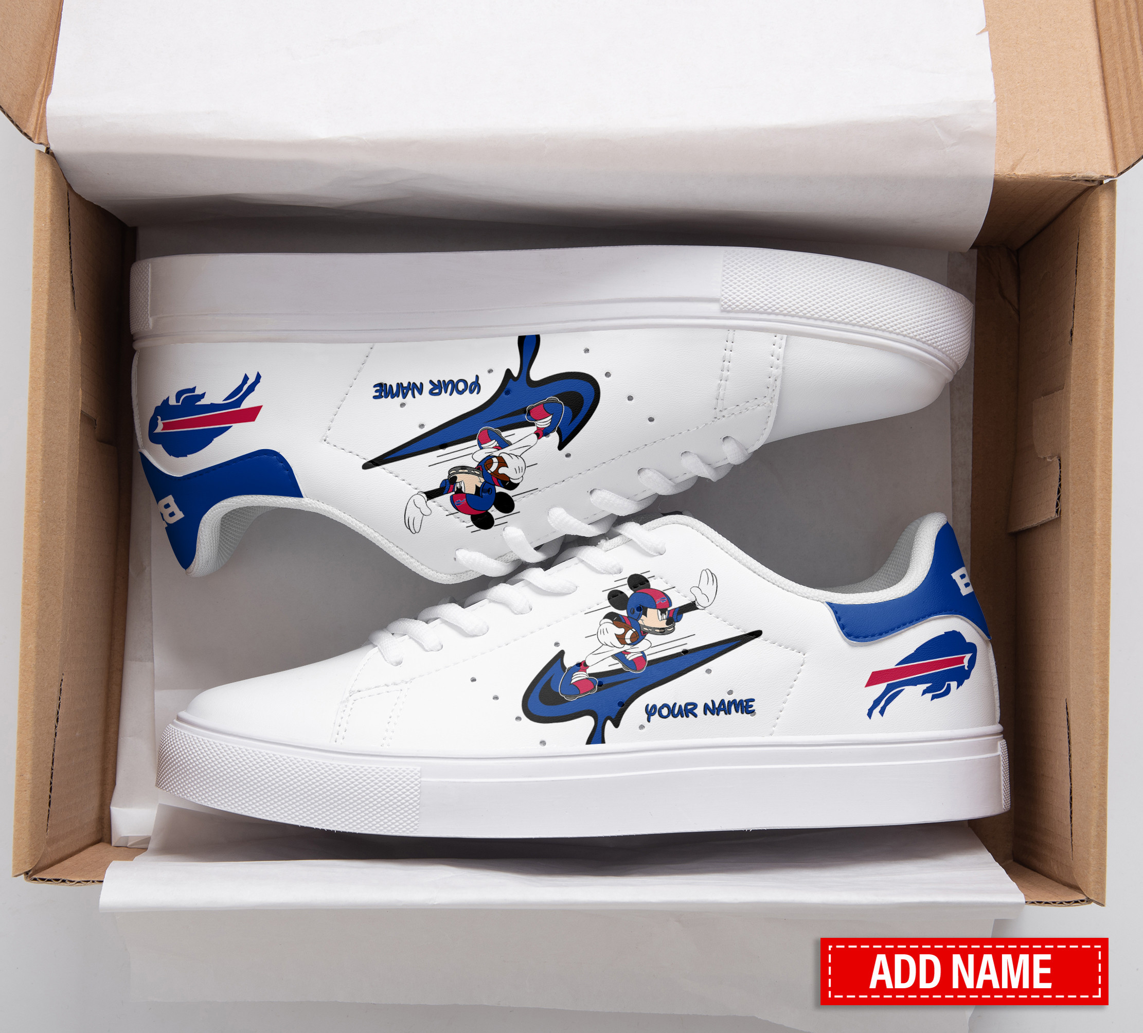 JWFancy Buffalo Bills Skate Stan Shoes Sneakes For Men And Women