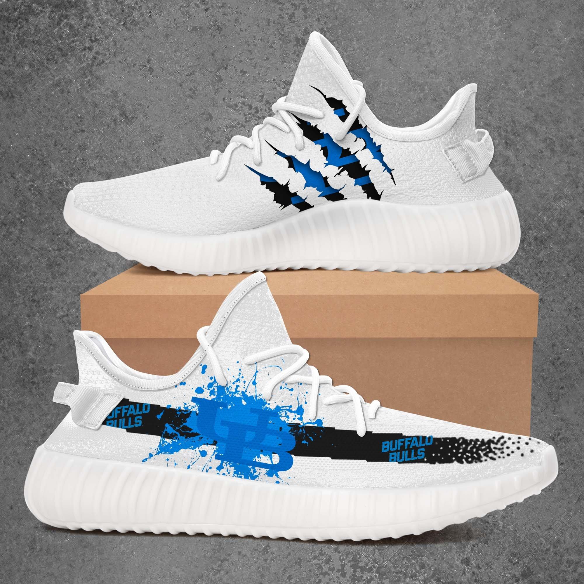 JWFancy Buffalo Bulls Yeezy Boost Shoes For Men And Women