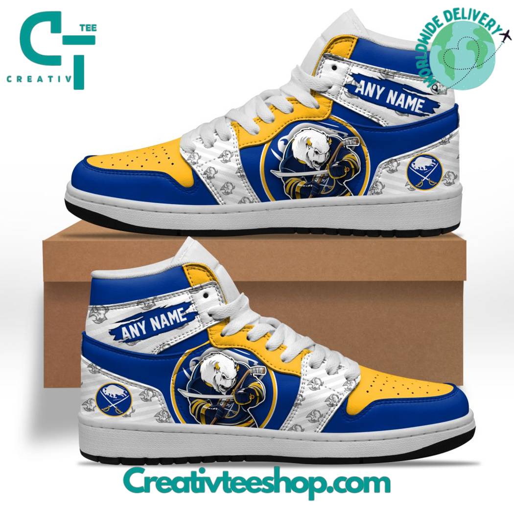 JWFancy Buffalo Sabres AJ1 High Sneakers Shoes For Men And Women