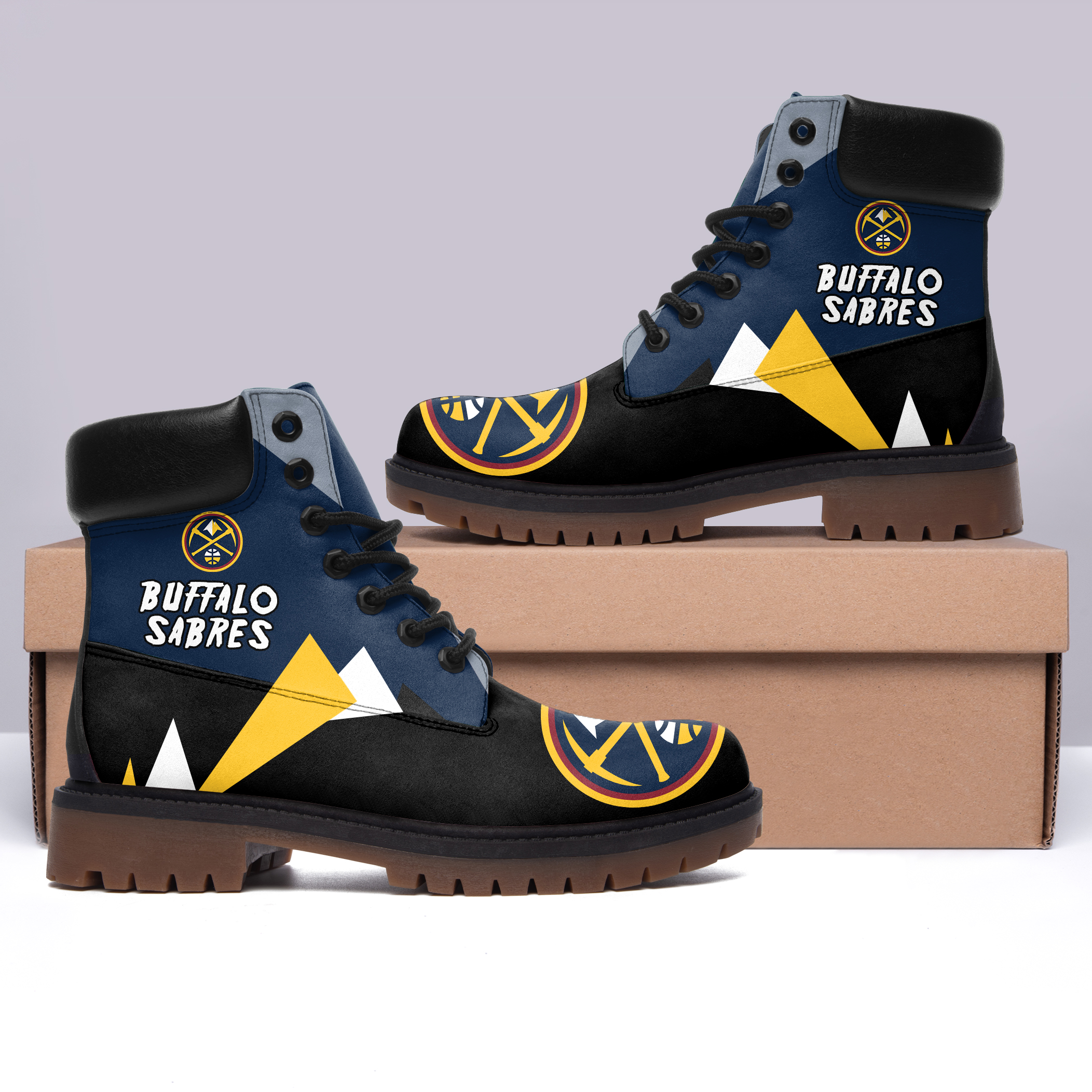 JWFancy Buffalo Sabres Boots Shoes For Men And Women
