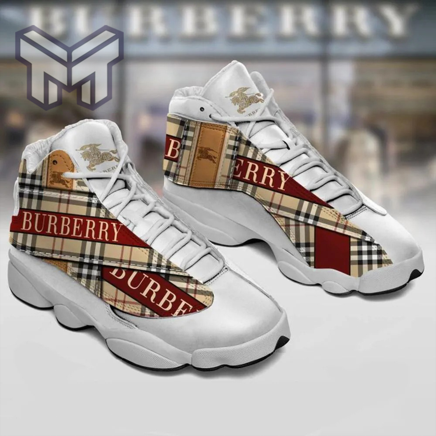 JWFancy Burberry AJ13 Sneakers Shoes For Men And Women