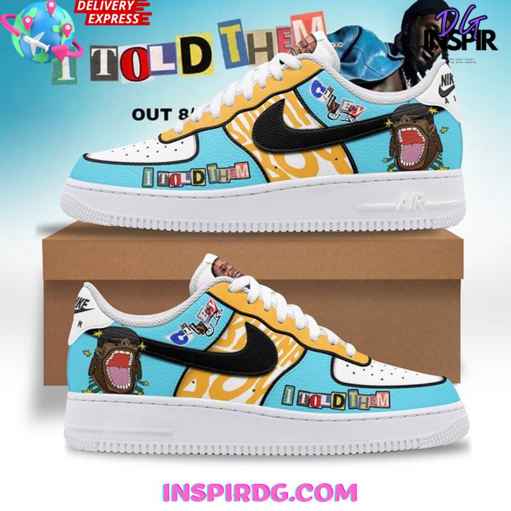 JWFancy Burna Boy Air Low-Top Sneakers Shoes For Men And Women