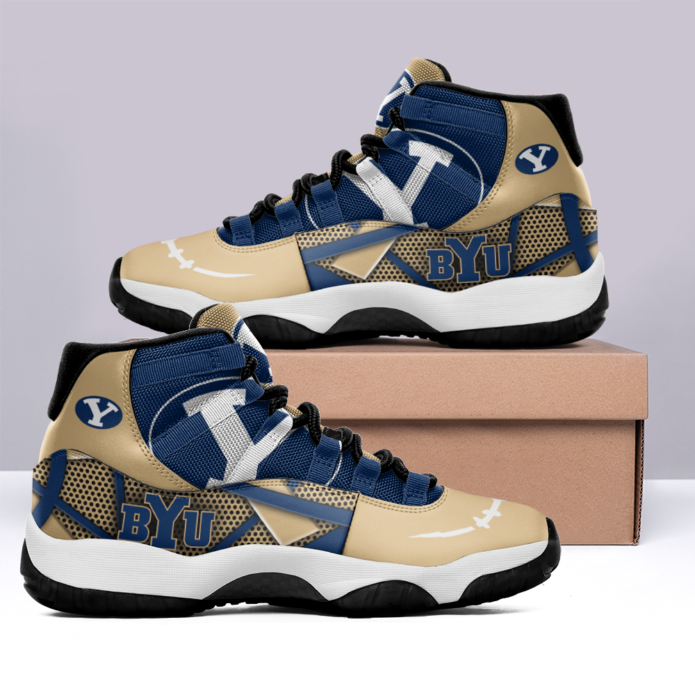 JWFancy BYU Cougars AJ13 Sneakers Shoes For Men And Women