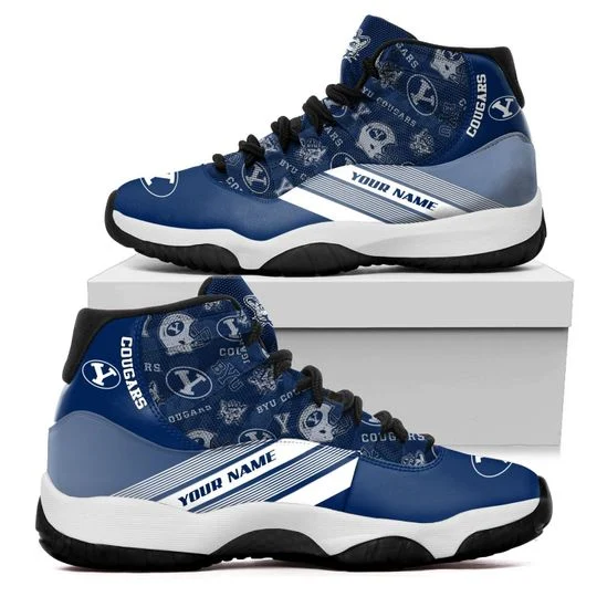JWFancy BYU Cougars AJ13 Sneakers Shoes For Men And Women