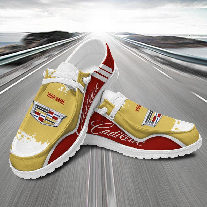 JWFancy Cadillacs Hey Dude Shoes Wally Men's Lace Up Loafers Comfortable For Men And Women