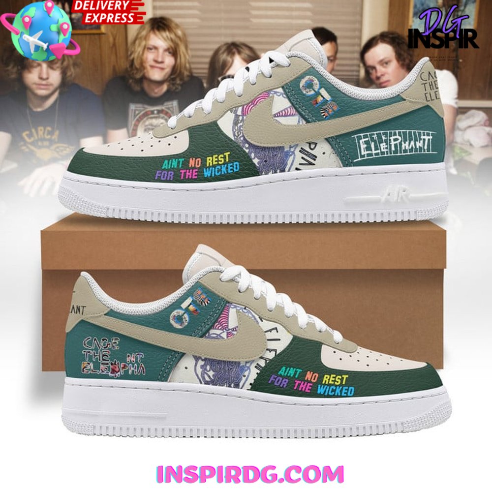 JWFancy Cage The Elephant Air Low-Top Sneakers Shoes For Men And Women