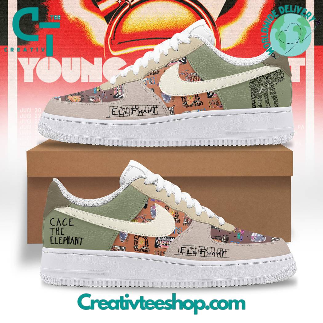 JWFancy Cage The Elephant Air Low-Top Sneakers Shoes For Men And Women