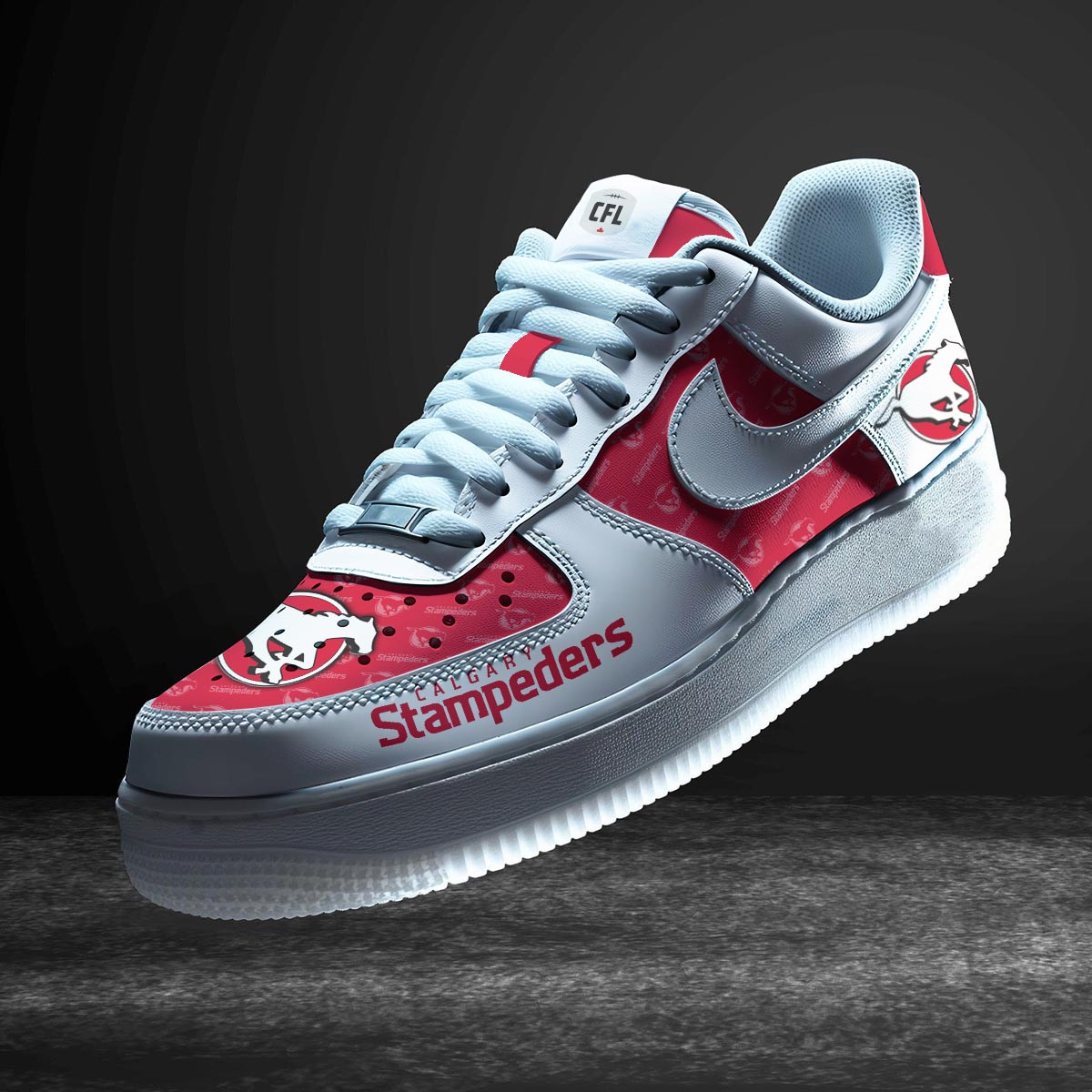 JWFancy Calgary Stampeders Air Low-Top Sneakers Shoes For Men And Women