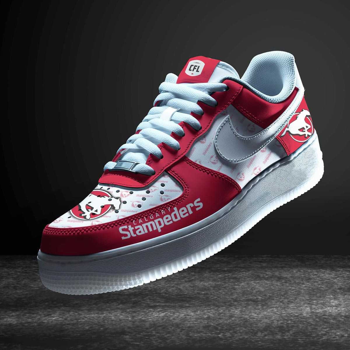 JWFancy Calgary Stampeders Air Low-Top Sneakers Shoes For Men And Women