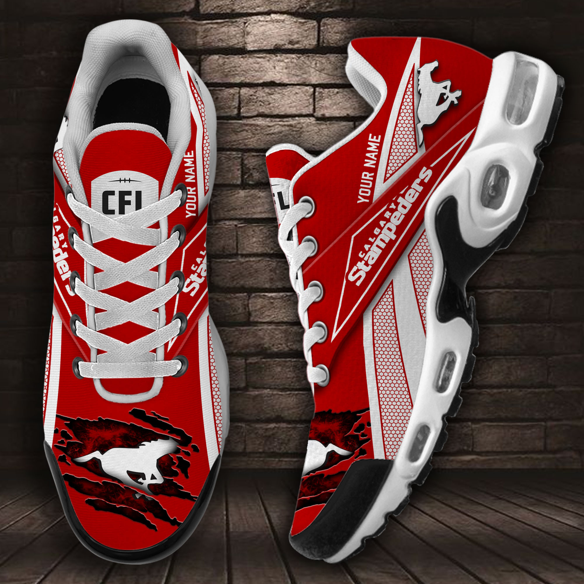 JWFancy Calgary Stampeders TN Shoes Sneakers For Men And Women