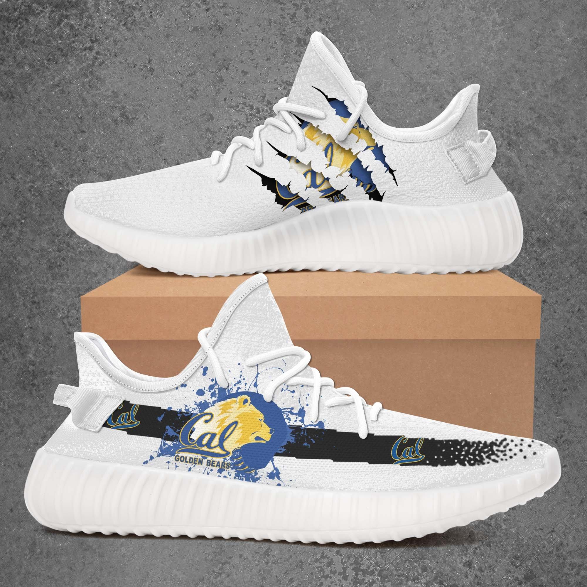 JWFancy California Golden Bears Yeezy Boost Shoes For Men And Women