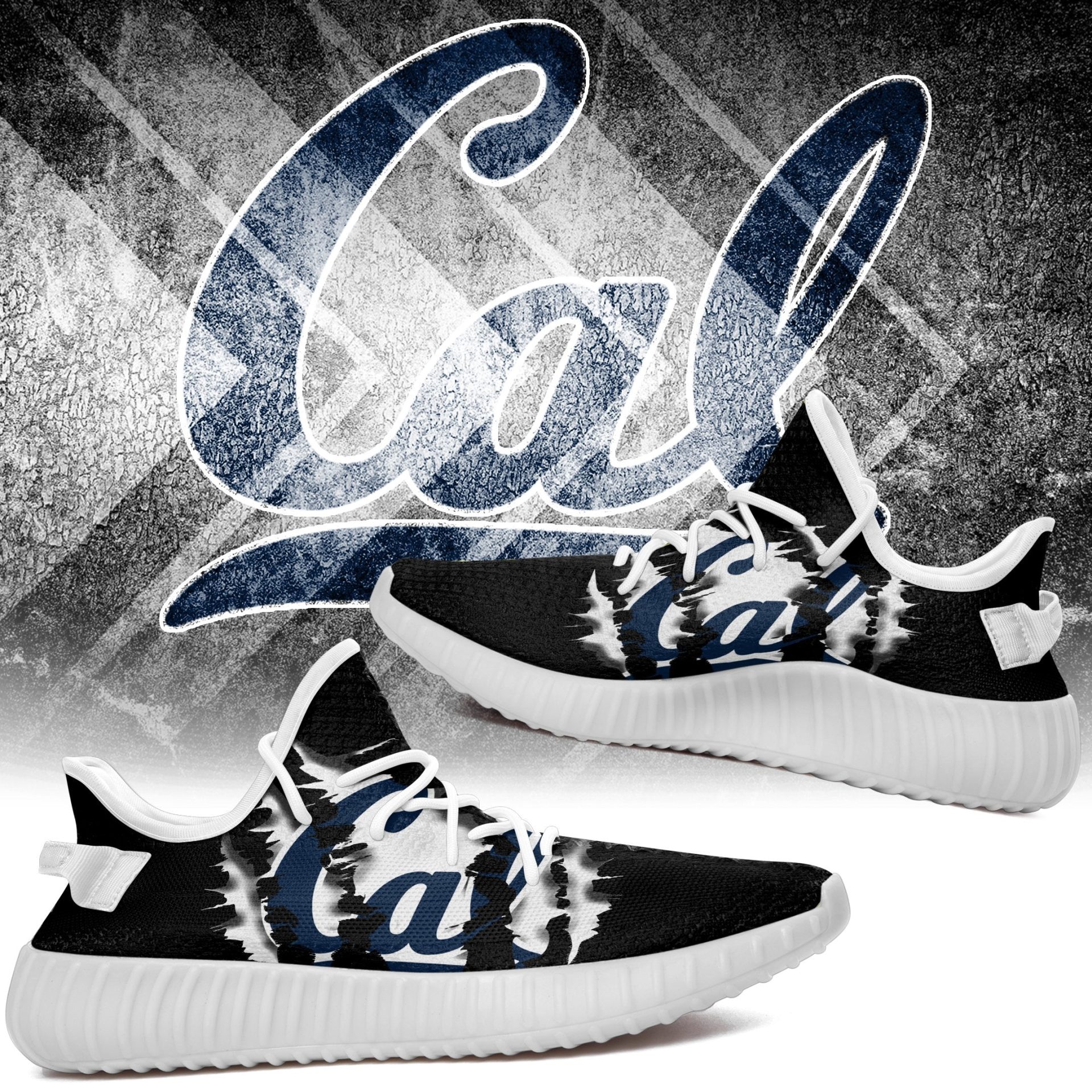 JWFancy California Golden Bears Yeezy Boost Shoes For Men And Women
