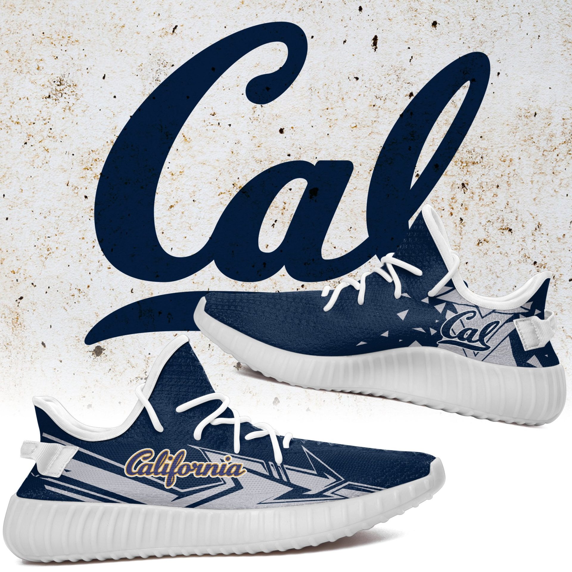 JWFancy California Golden Bears Yeezy Boost Shoes For Men And Women