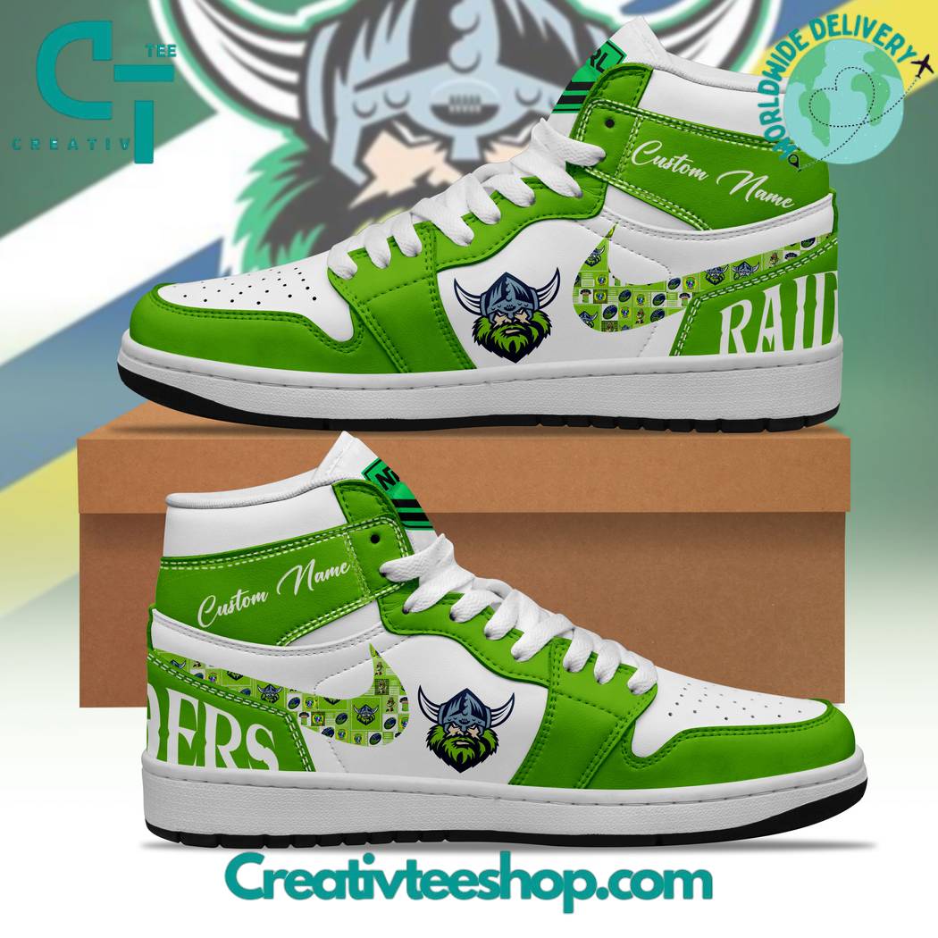 JWFancy Canberra Raiders AJ1 High Sneakers Shoes For Men And Women