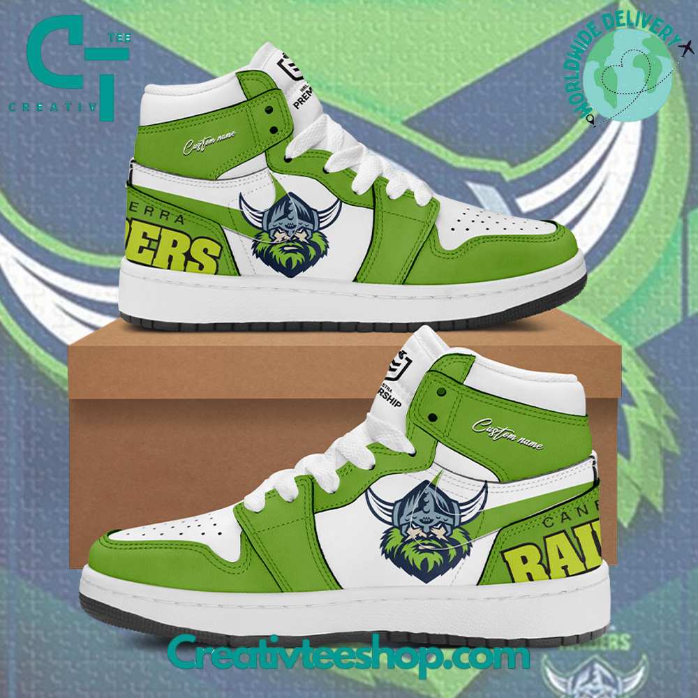 JWFancy Canberra Raiders AJ1 High Sneakers Shoes For Men And Women