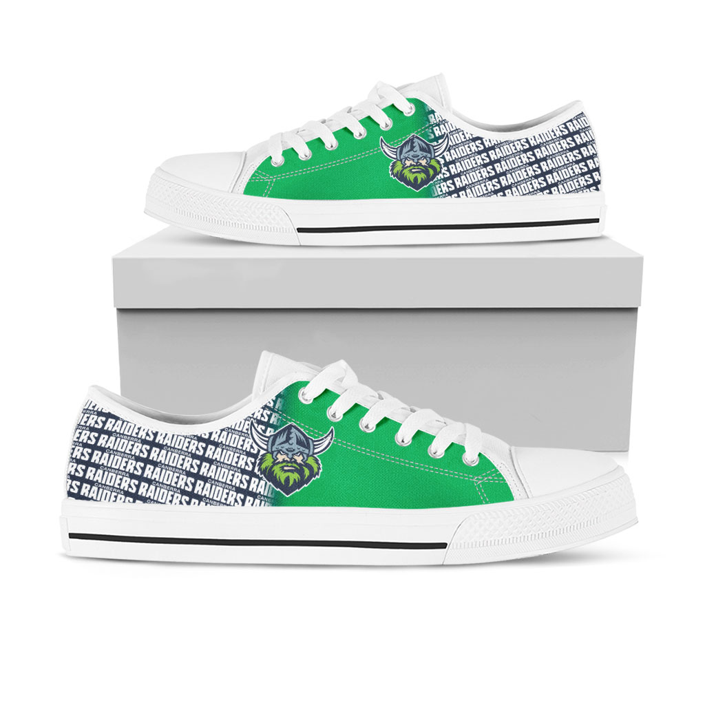 JWFancy Canberra Raiders Low Top Canvas Sneakers Shoes For Men And Women